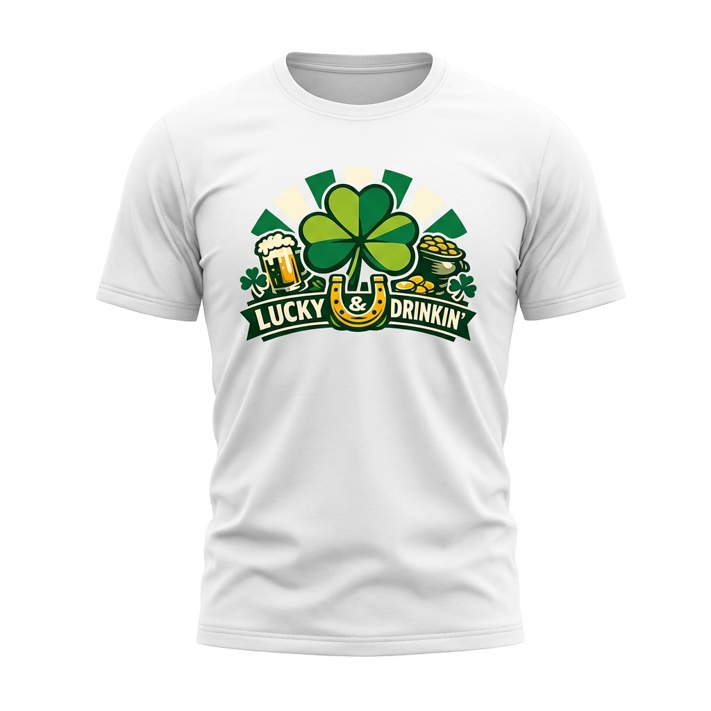 Lucky & Drinkin' Shamrock 3D