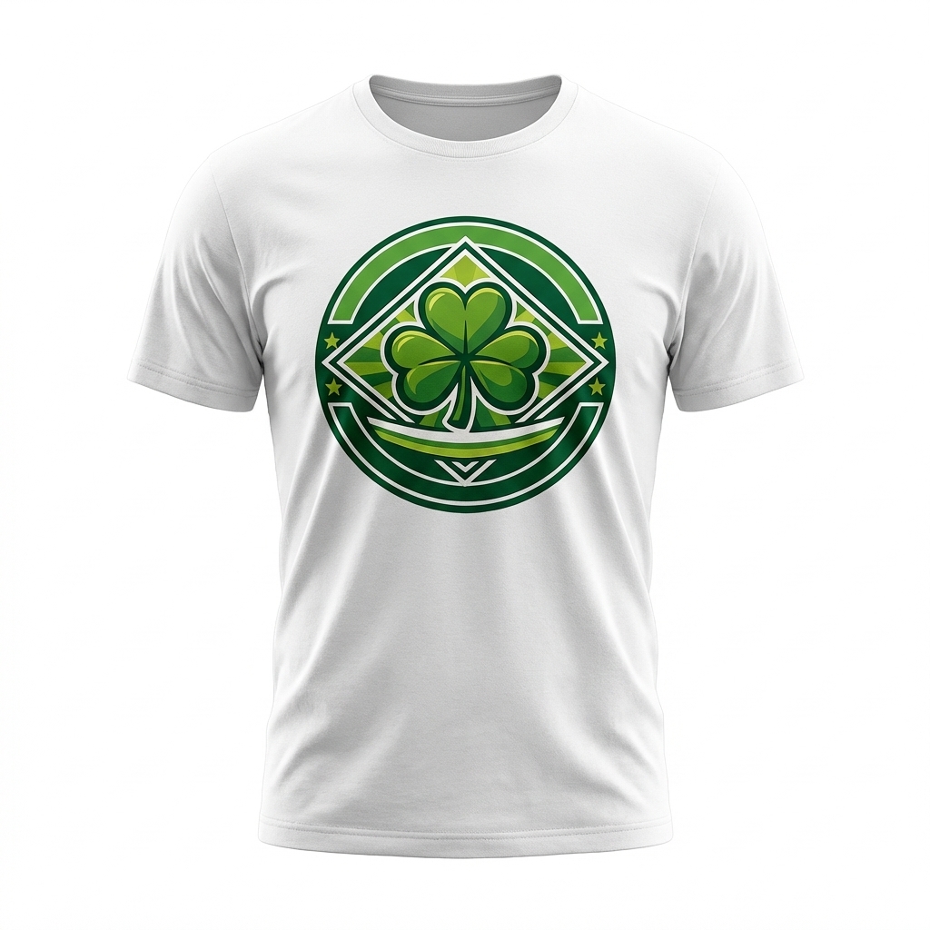 Lucky Shamrock Emblem 3D