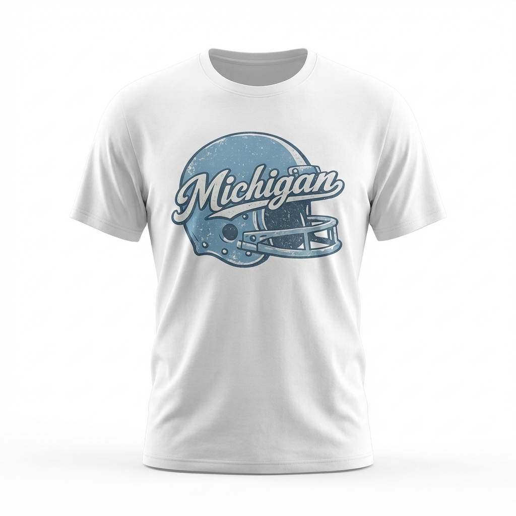 Vintage Michigan Football 3D