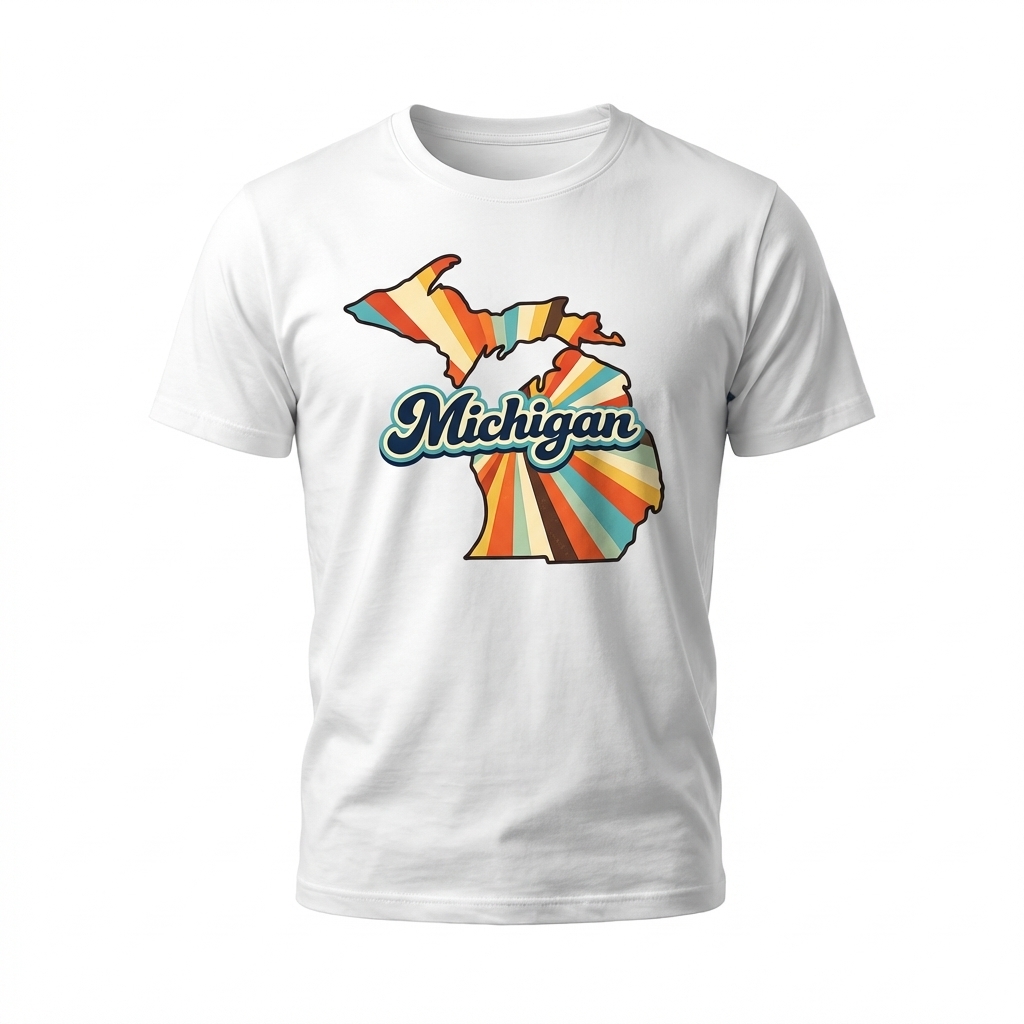 Retro Michigan Pride 3D