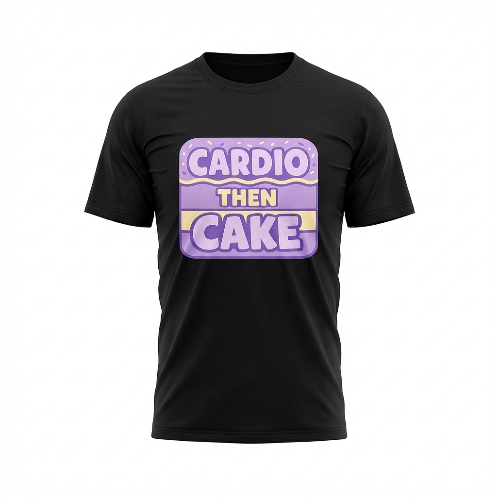Cardio Then Cake 3D