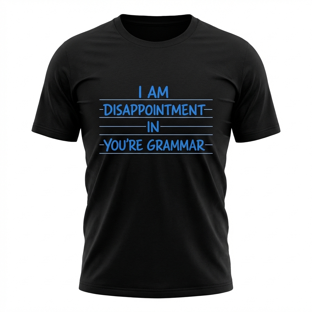 You're Grammar Disappointment 3D