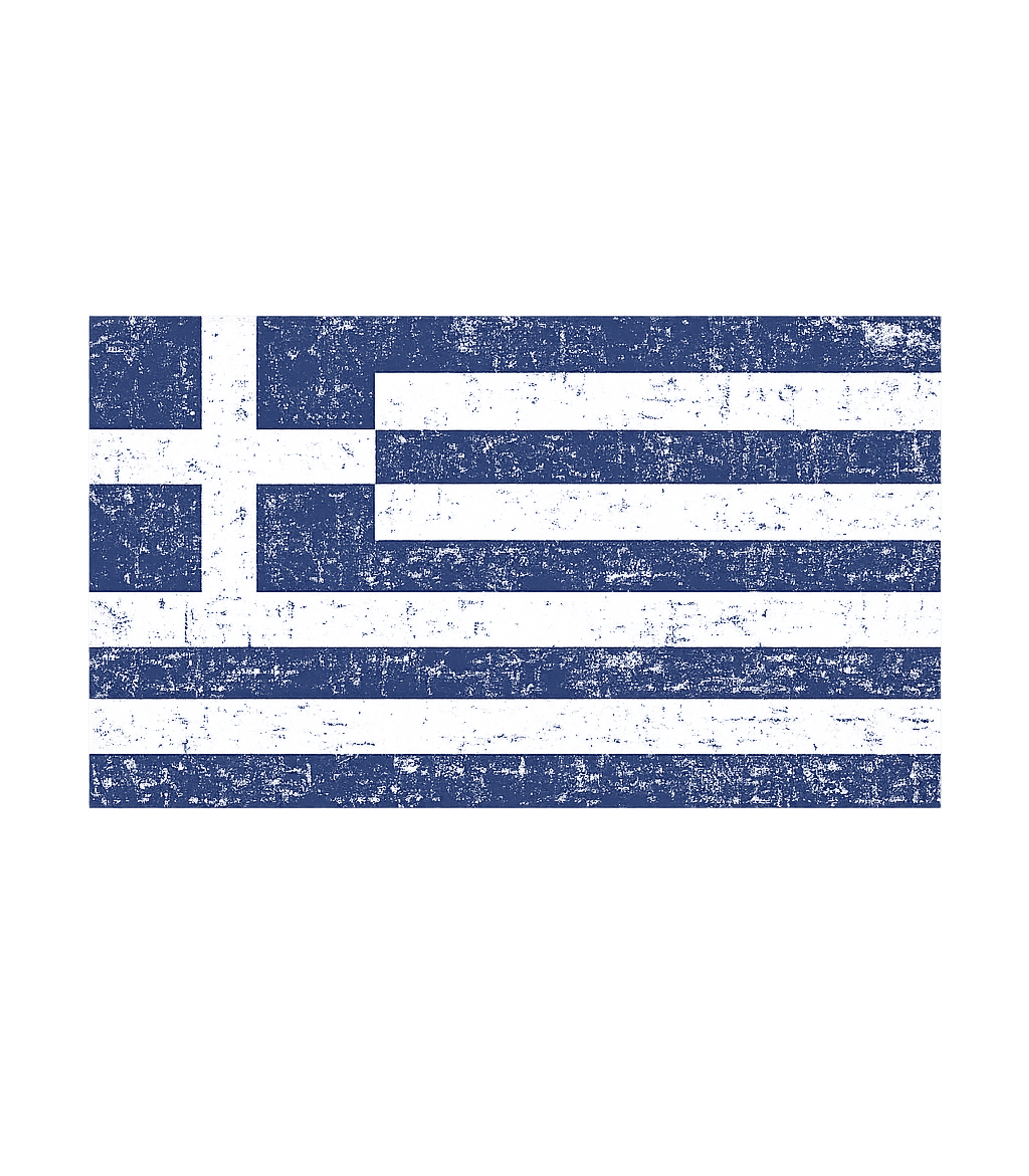 Distressed Greece Flag