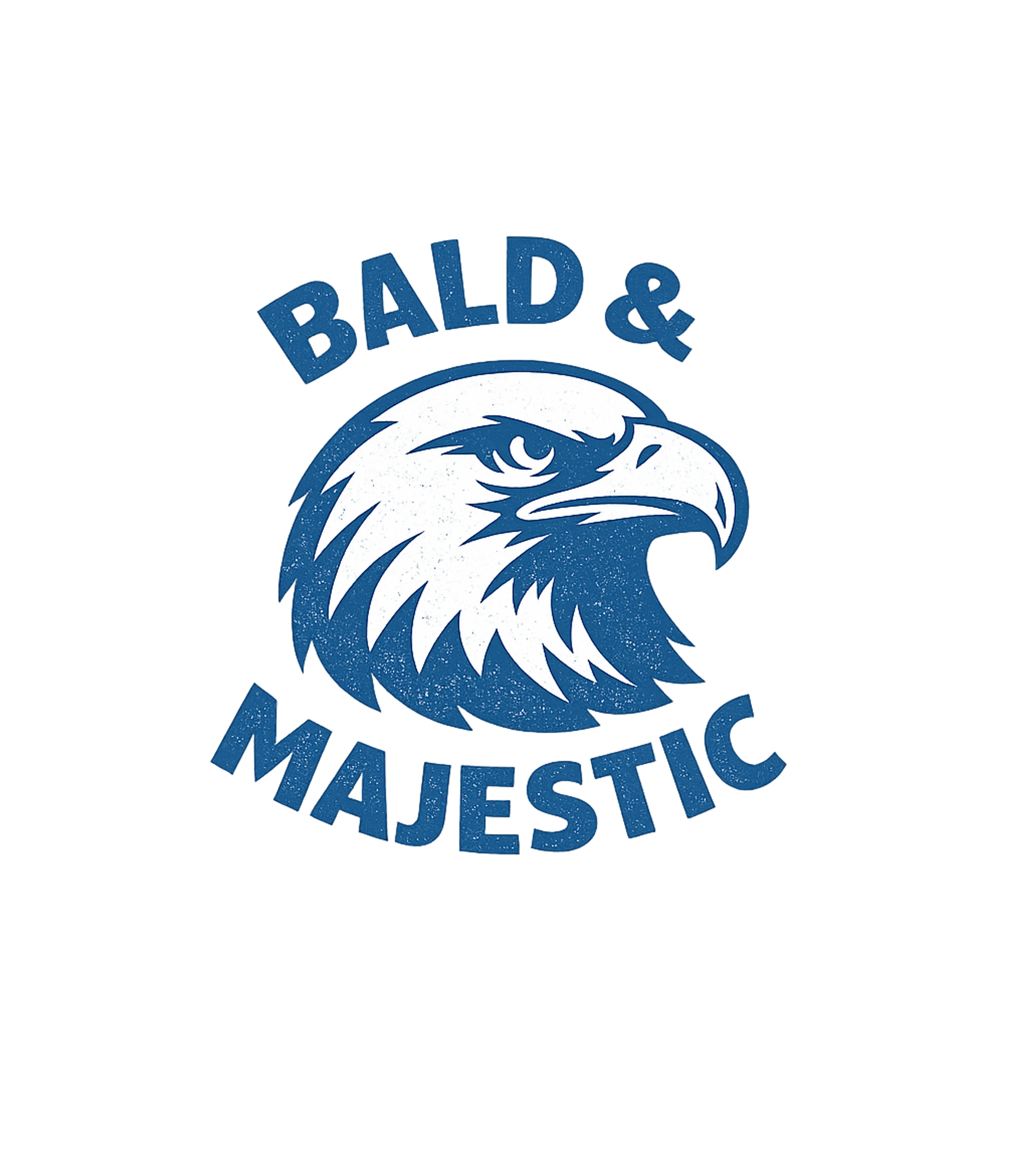 Bald And Majestic Funny Bald Joke T-Shirt