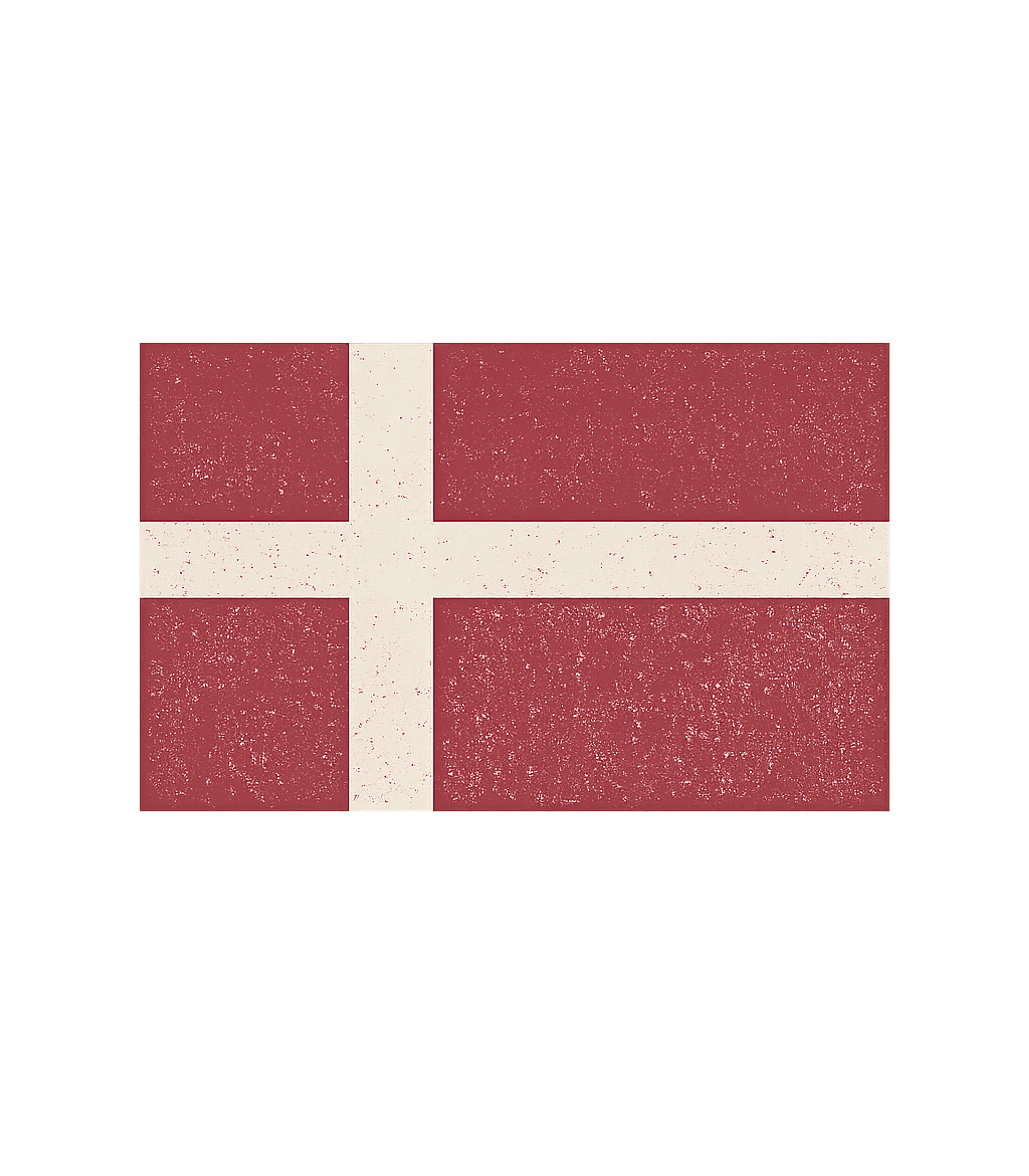 Vintage Denmark Flag