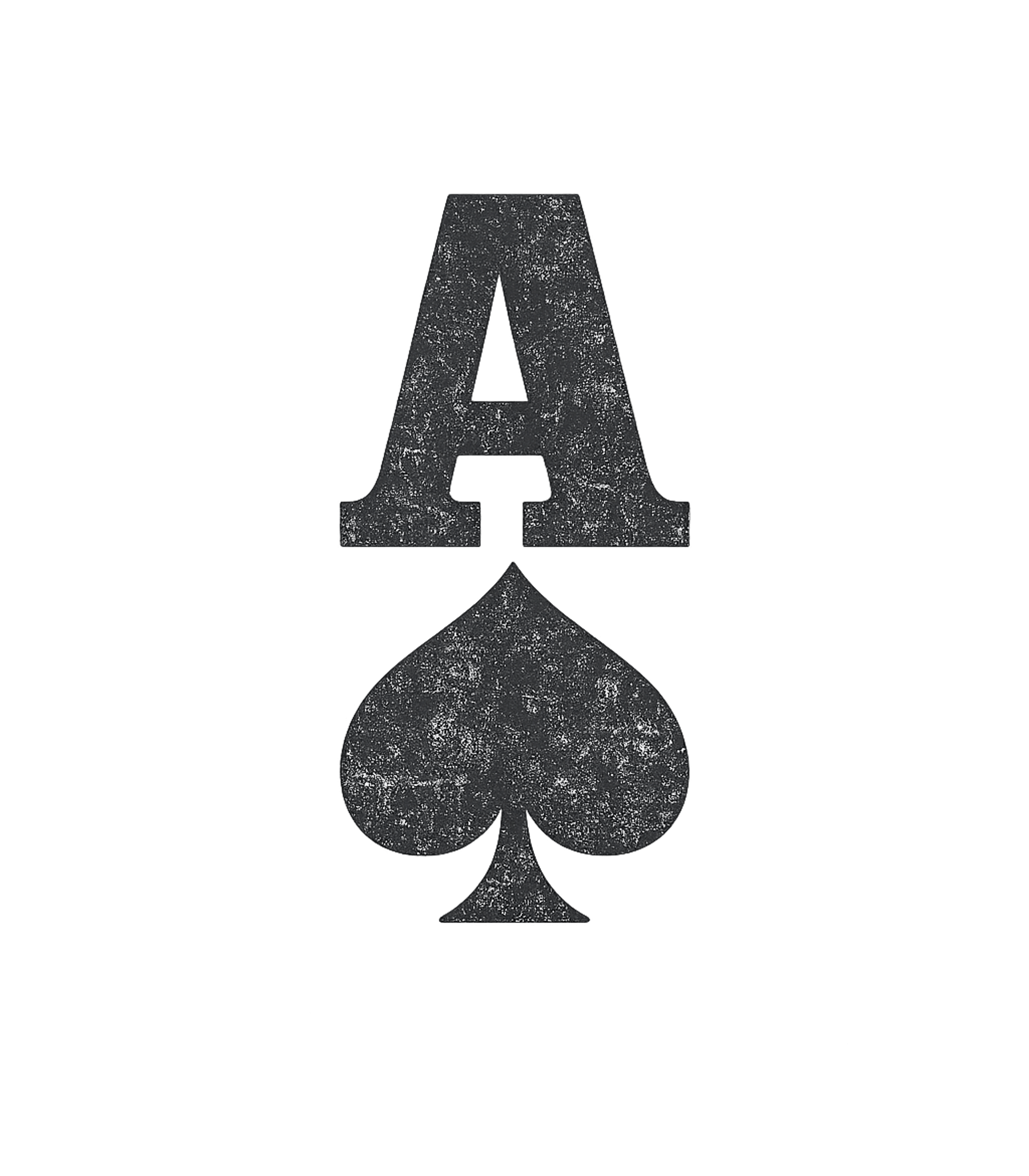 Distressed Ace of Spades