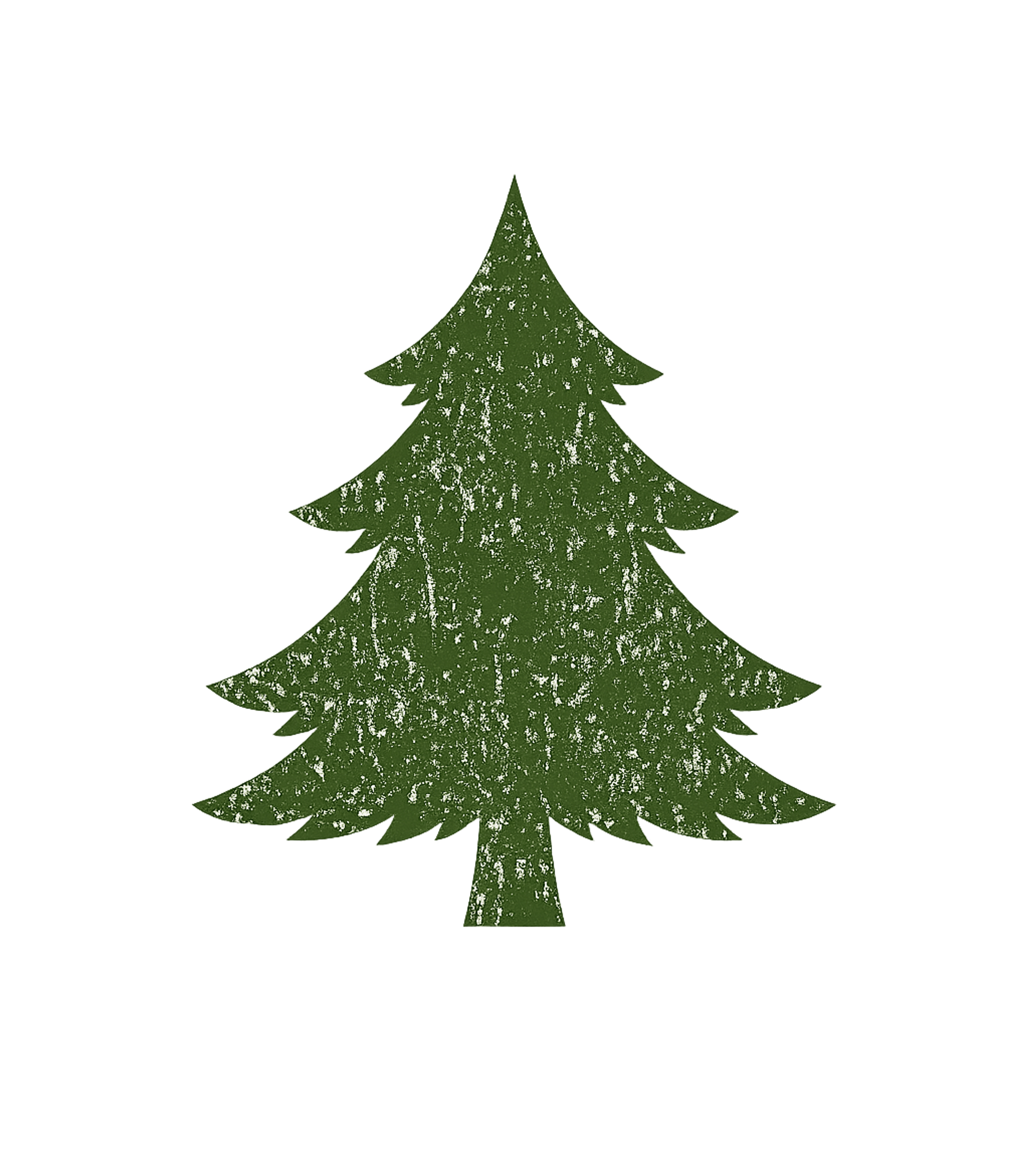 Distressed Christmas Tree T-Shirt