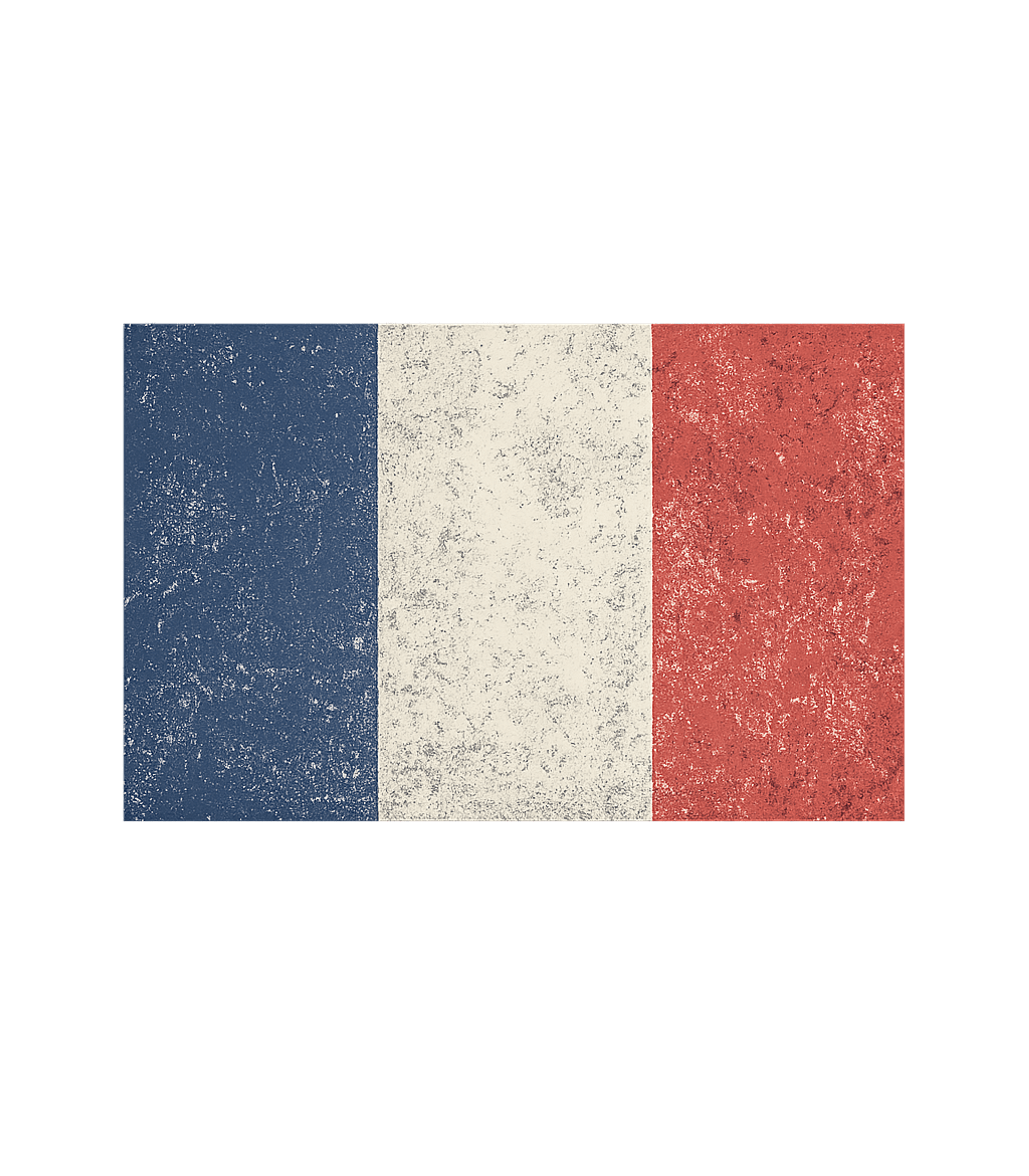 Retro Vintage France Flag T-Shirt