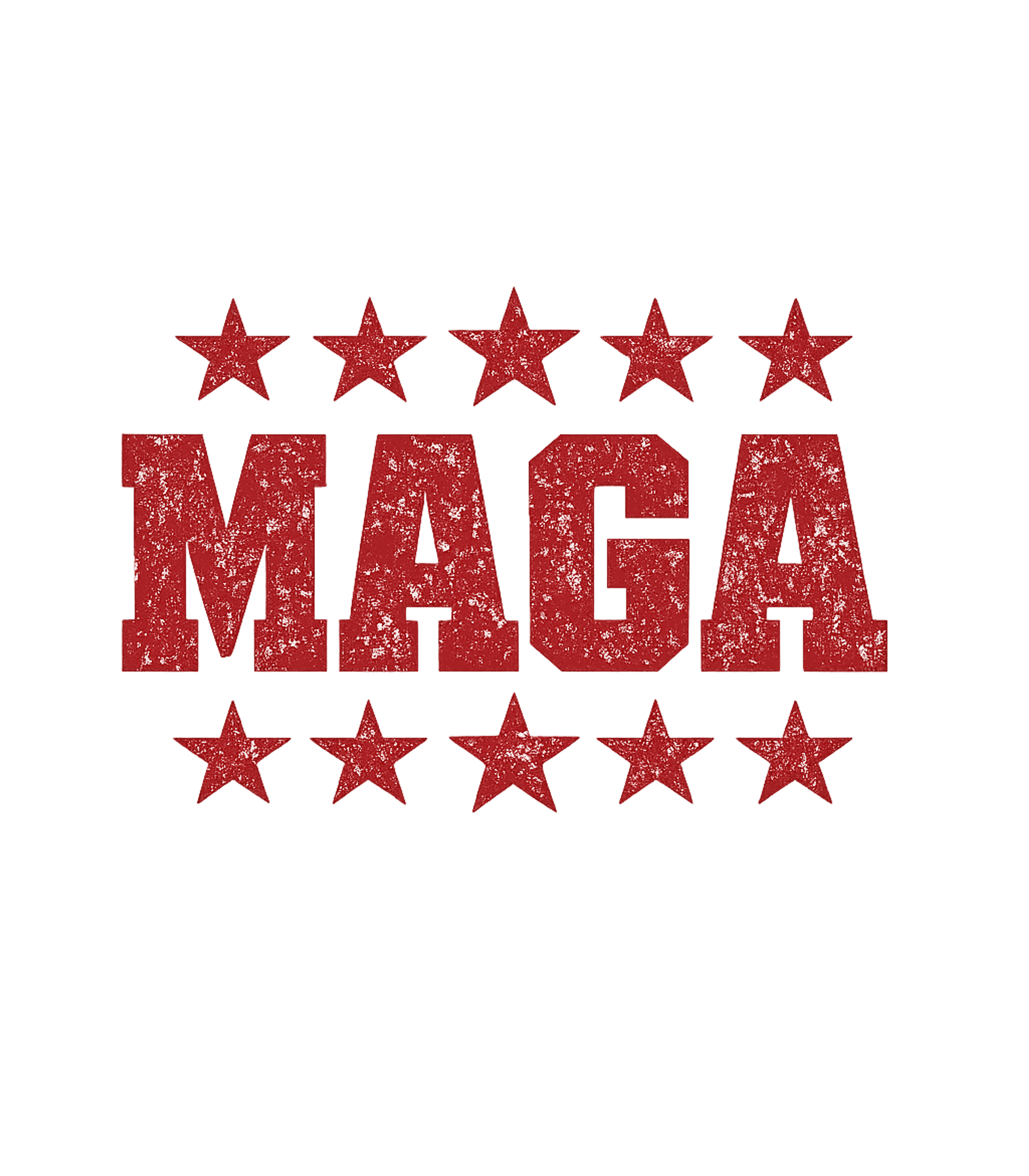 Patriotic MAGA Stars