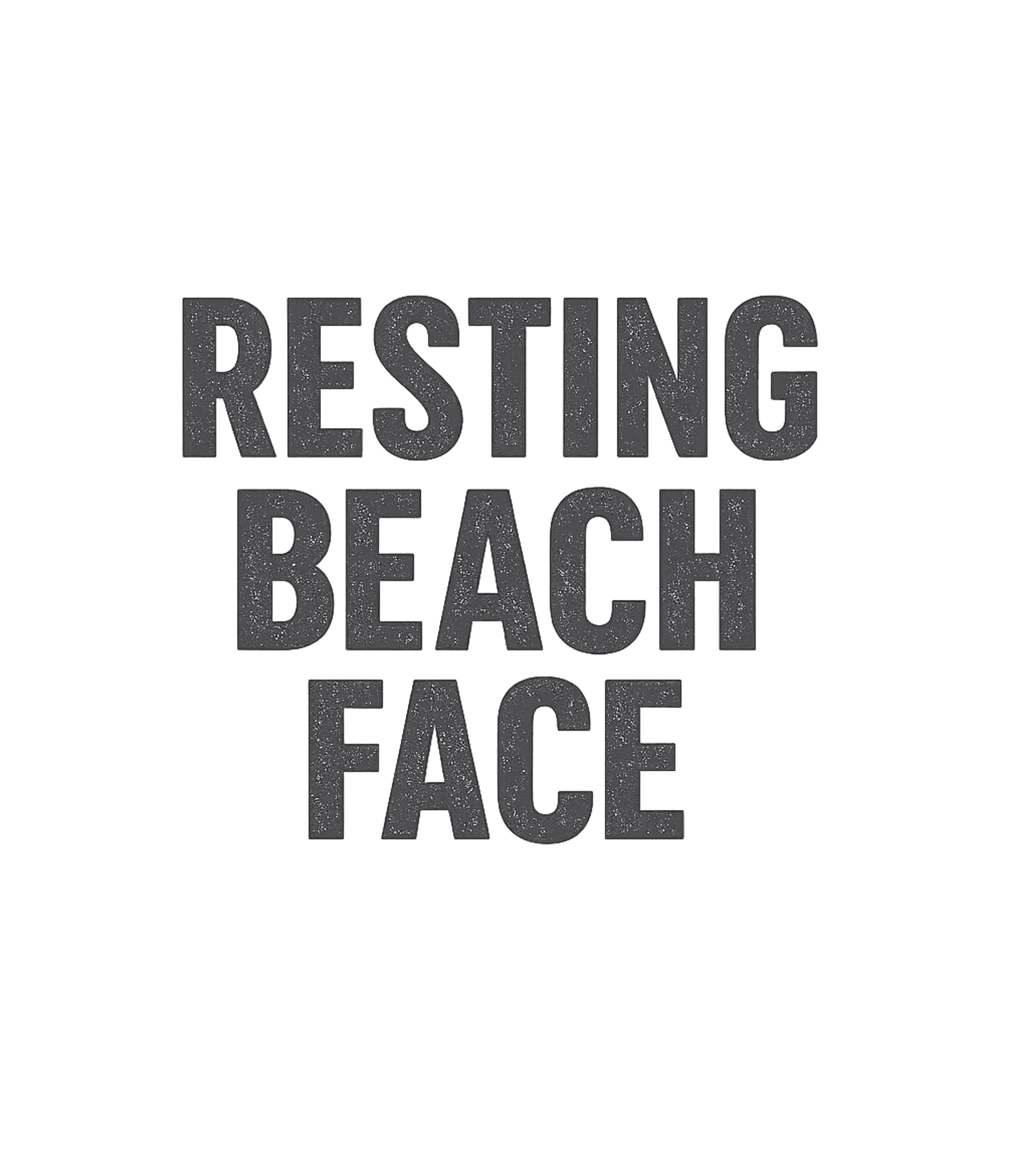 Resting Beach Face T-Shirt