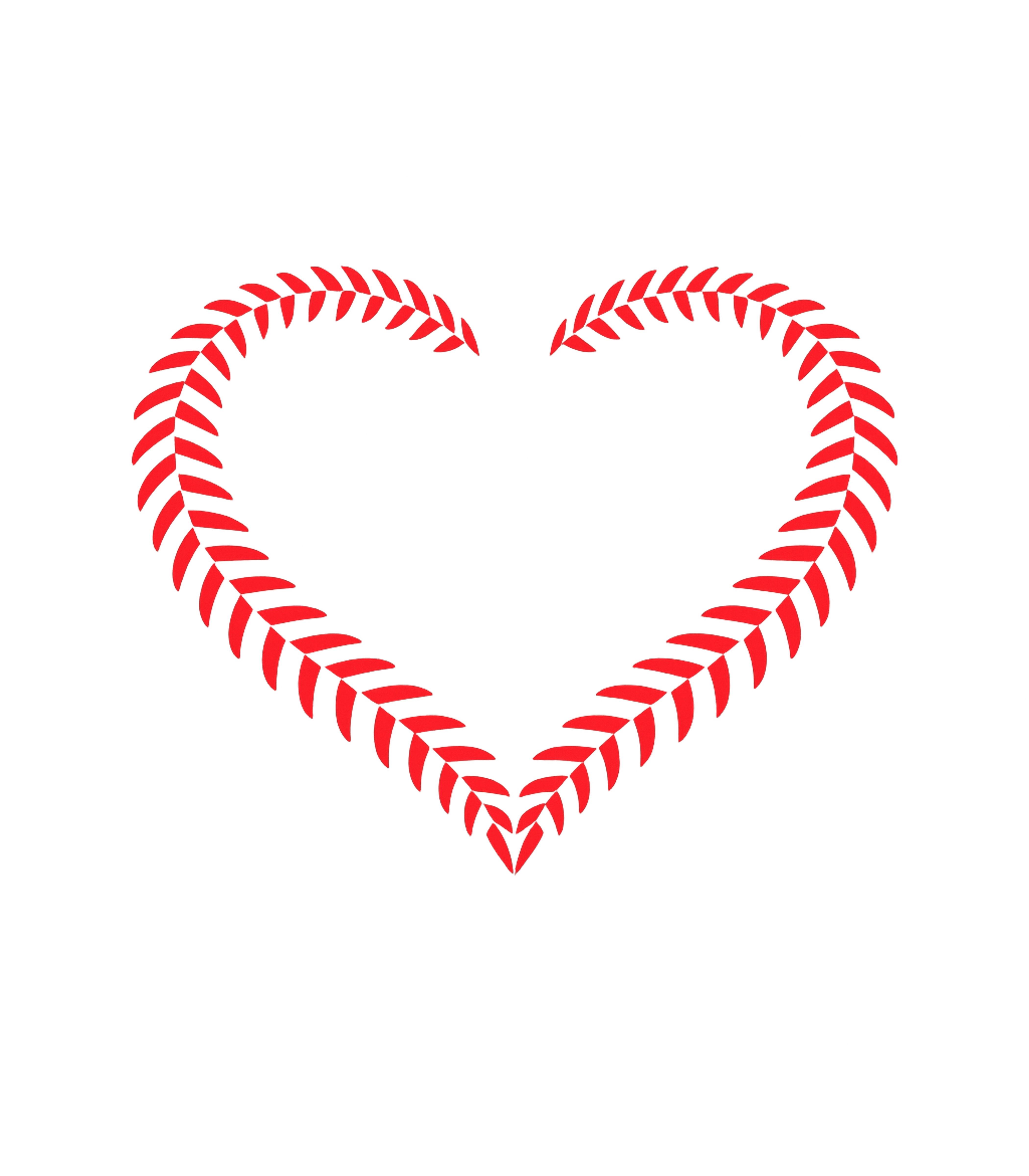 Baseball Heart Stitches