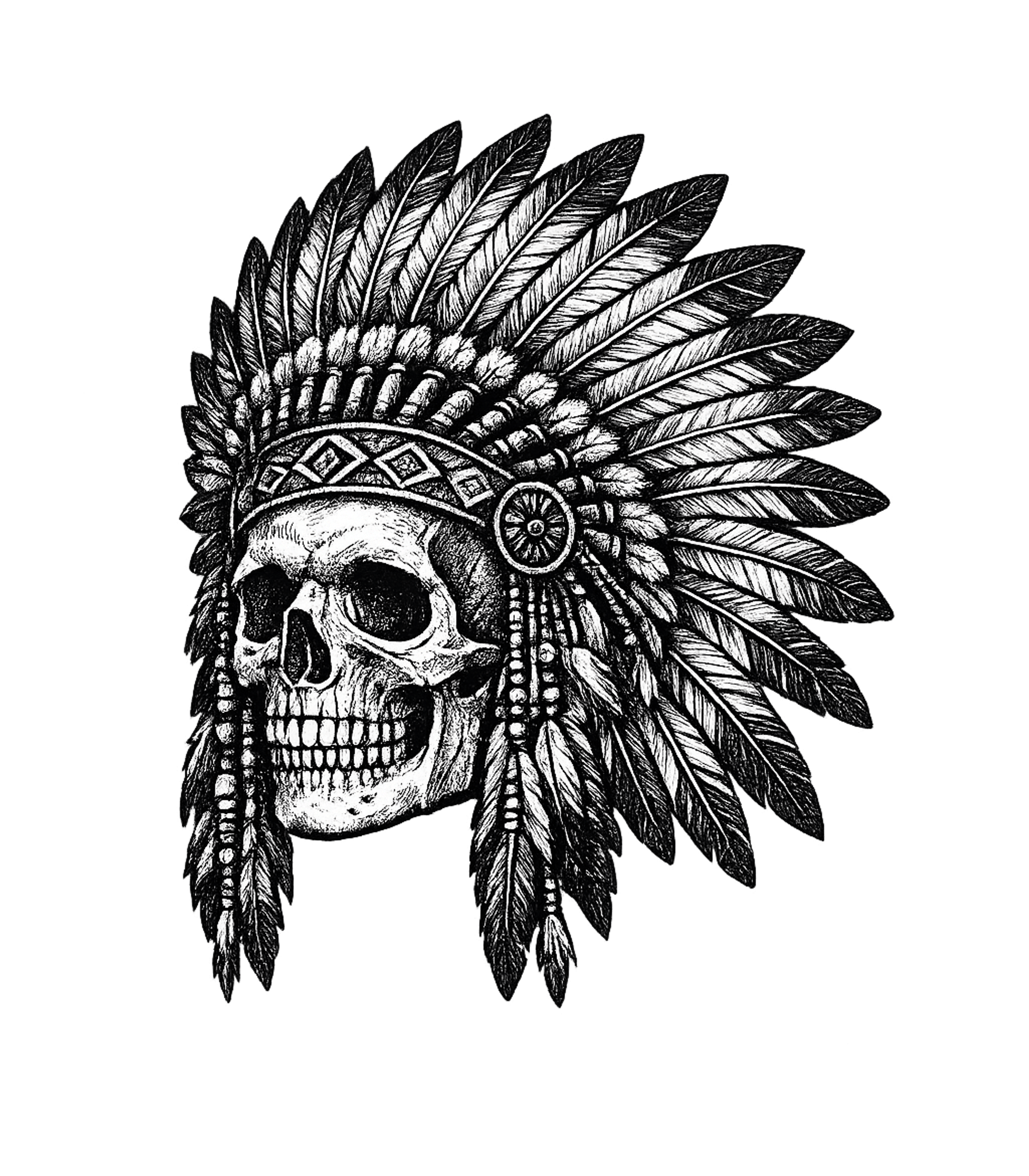 Skull Headdress T-Shirt