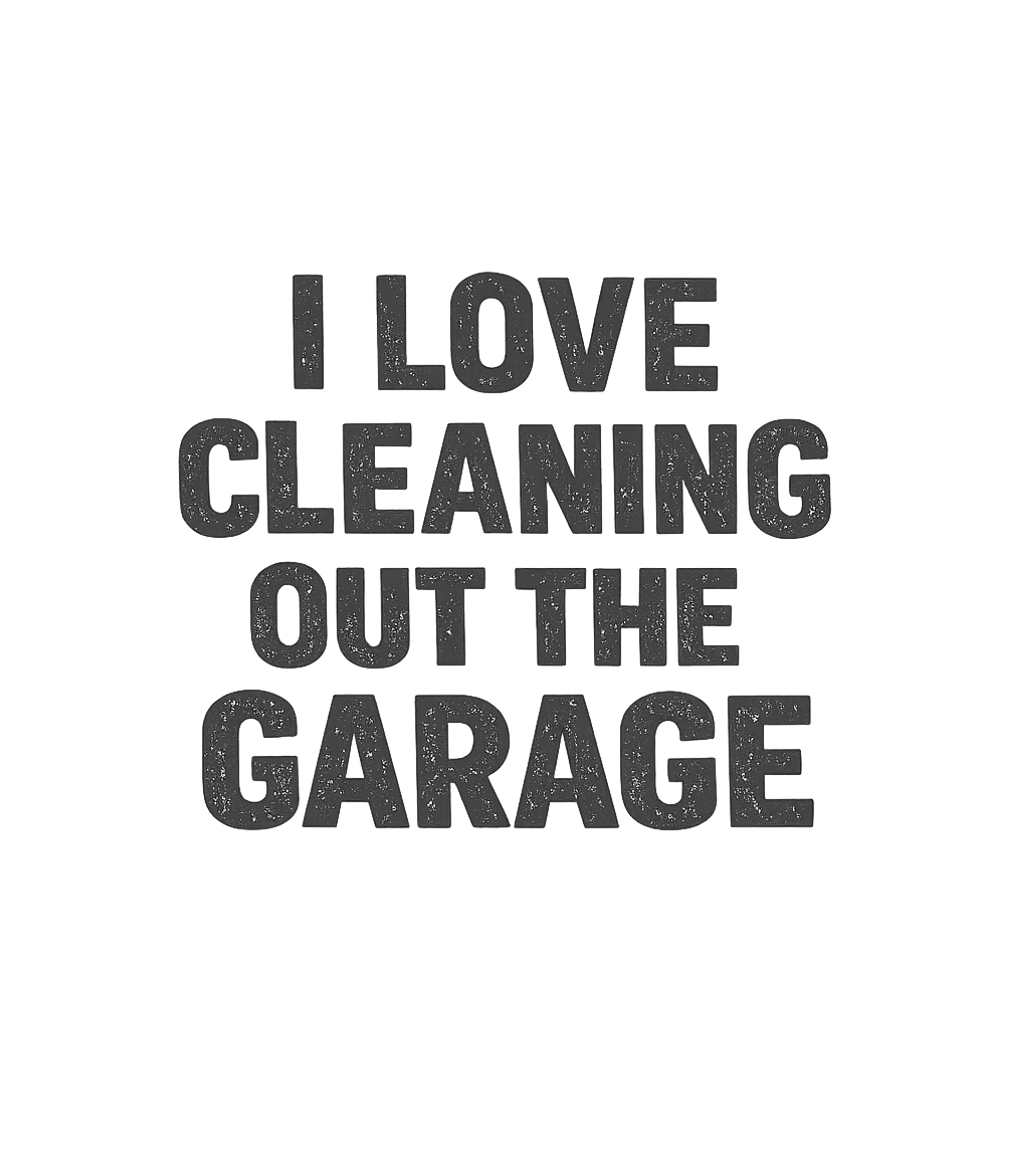 Garage Cleaning Humor