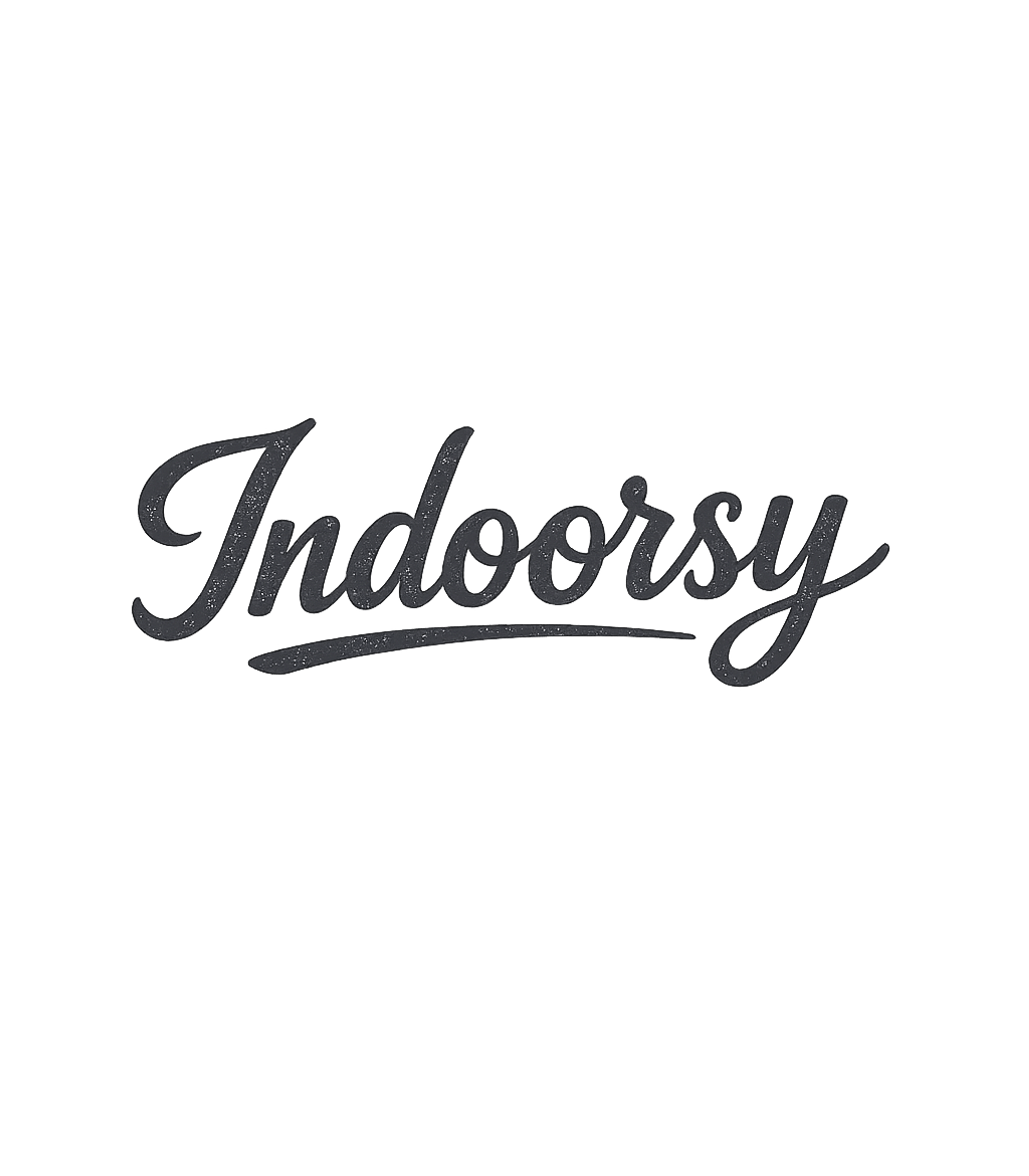 Indoorsy Script Graphic