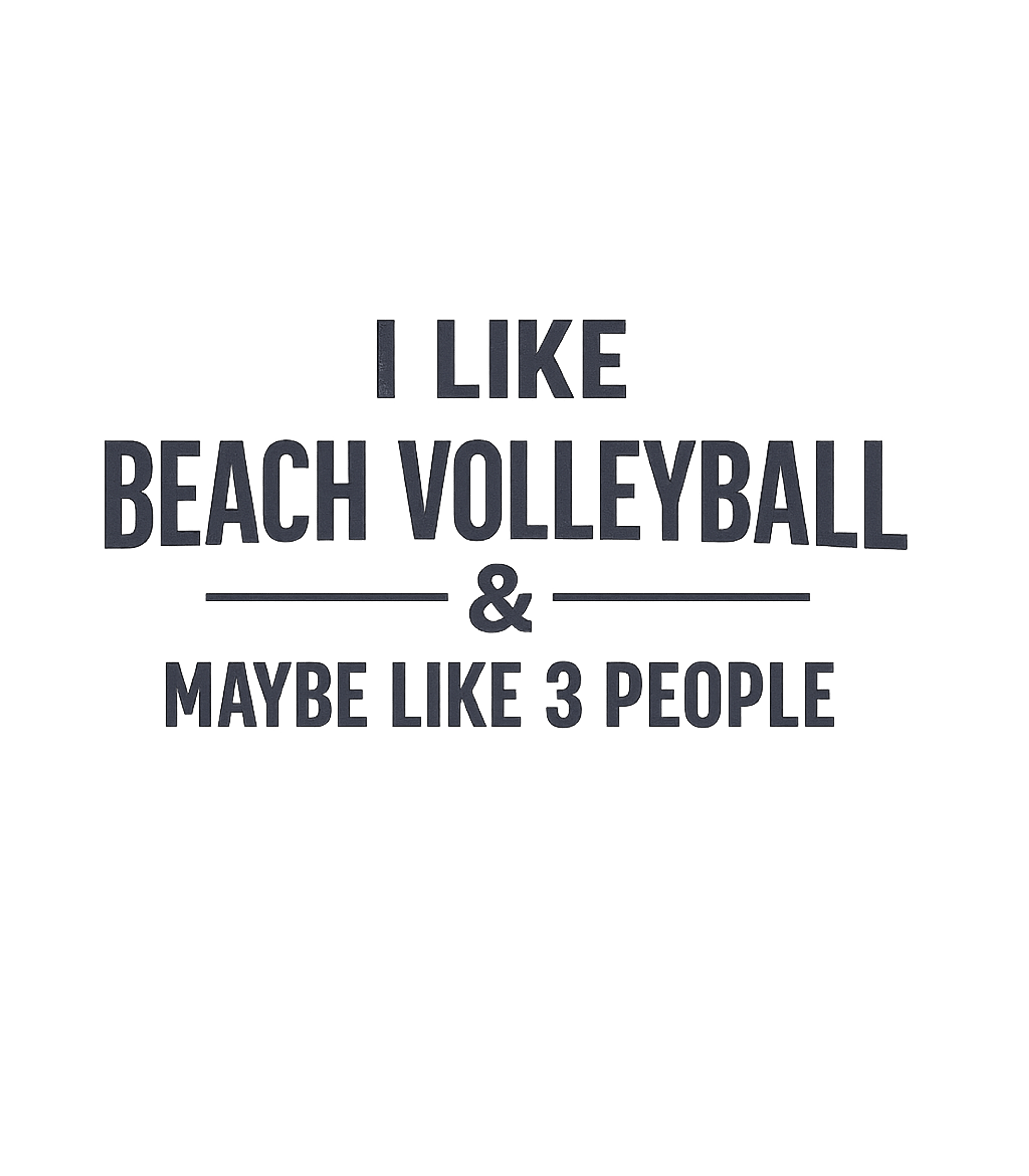 Funny Beach Volleyball T-Shirt