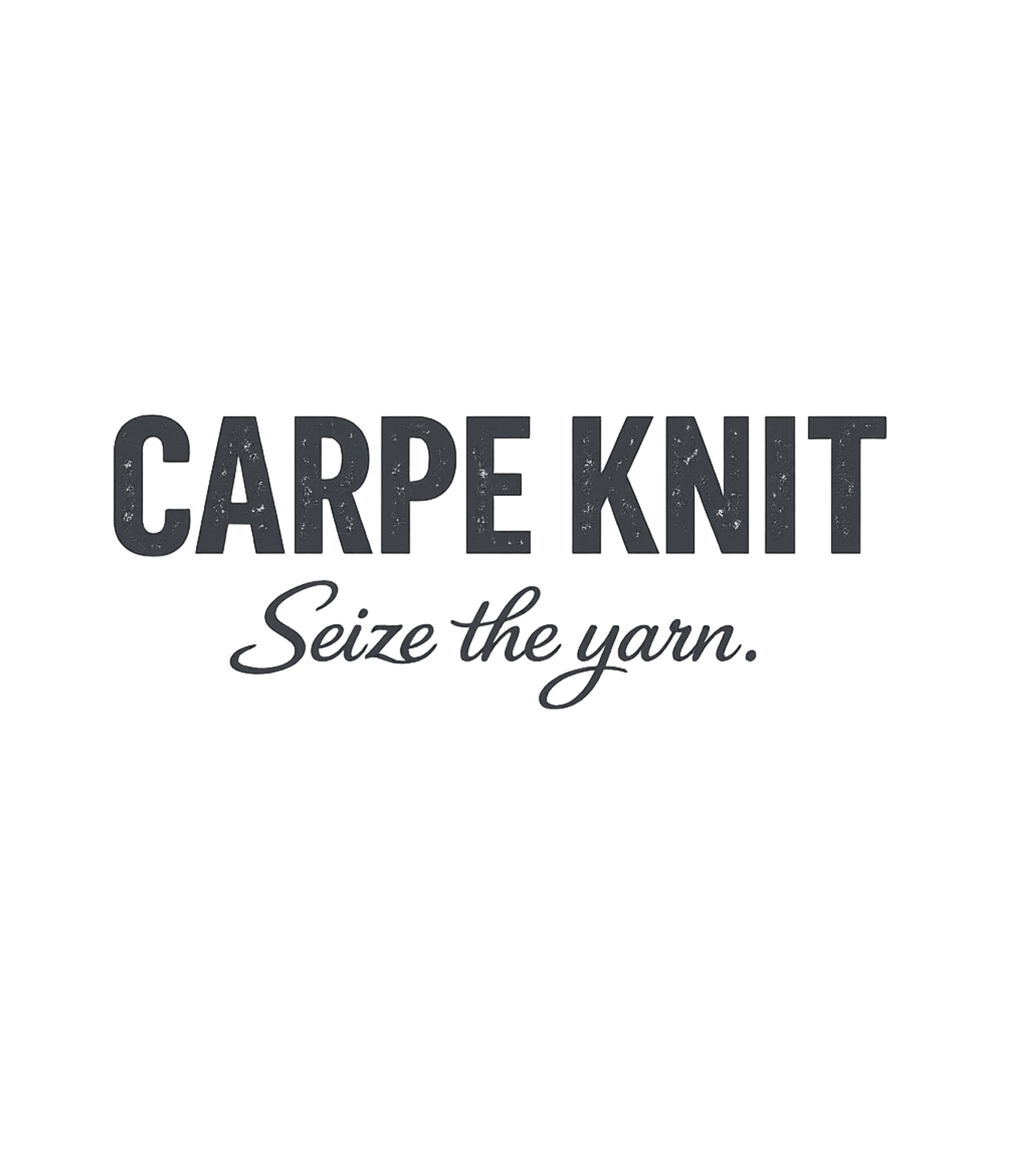 Carpe Knit Seize The Yarn Knitter T-Shirt