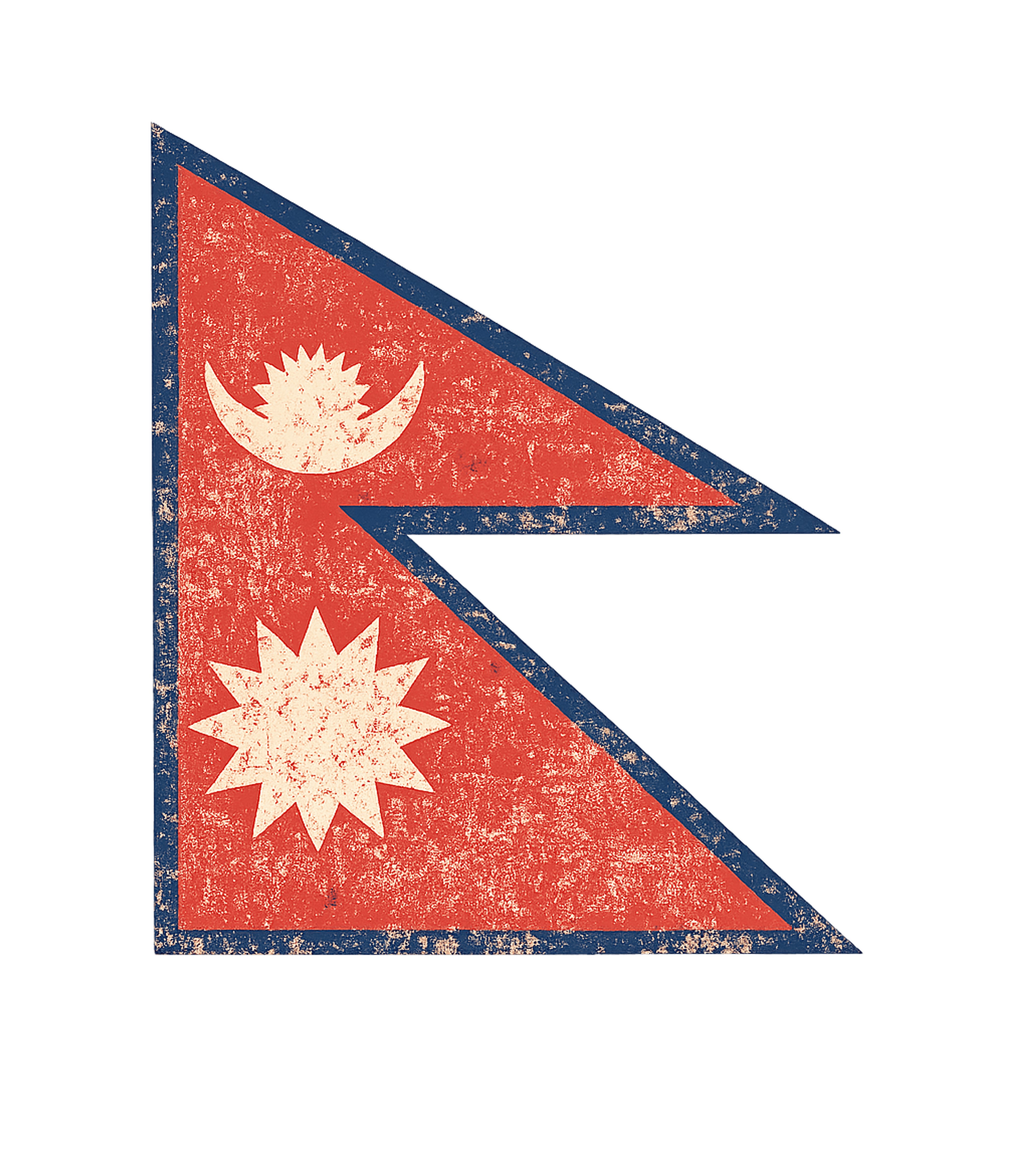 Vintage Nepal Flag