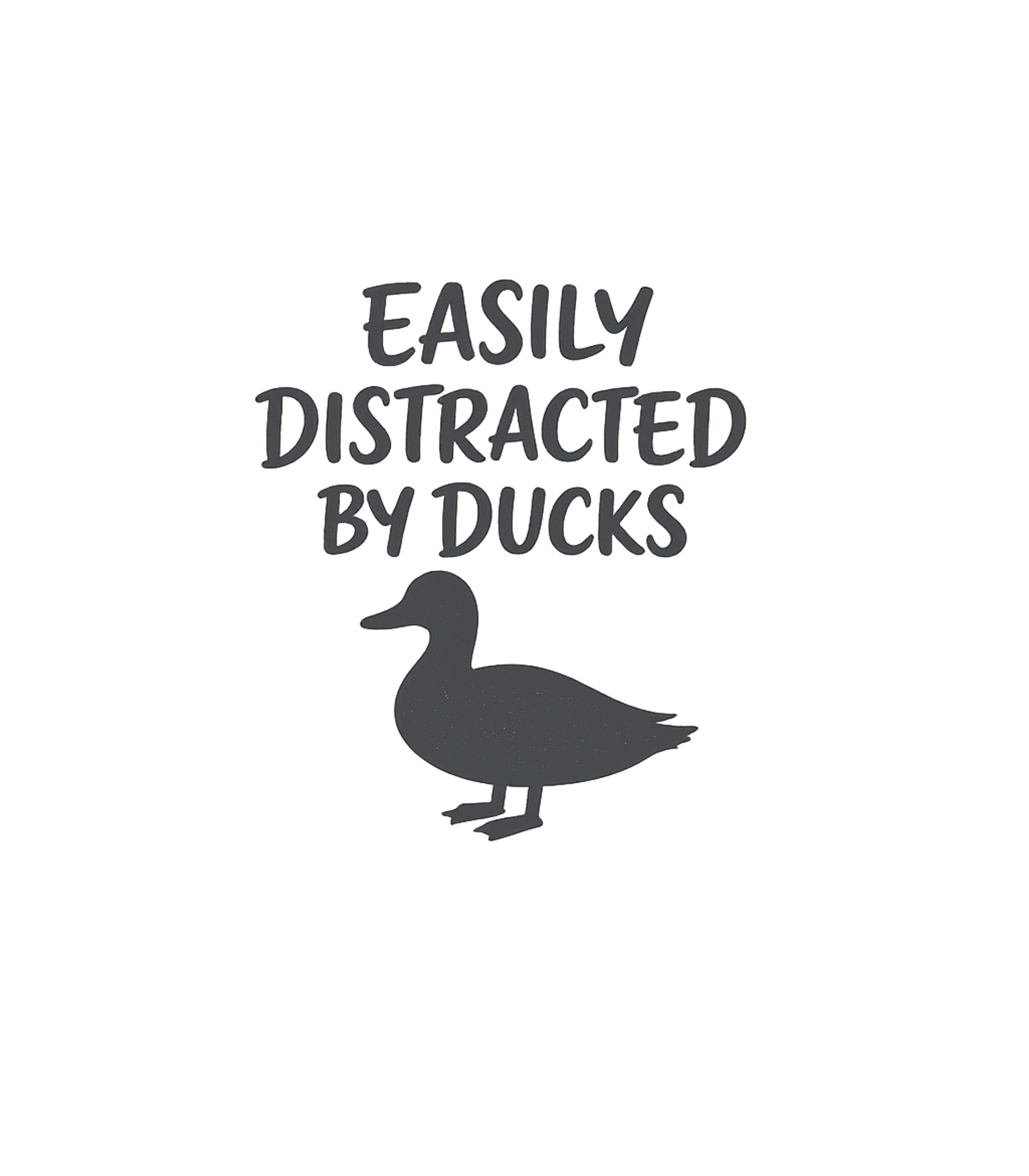 Easily Distracted By Ducks Bird Watcher T-Shirt