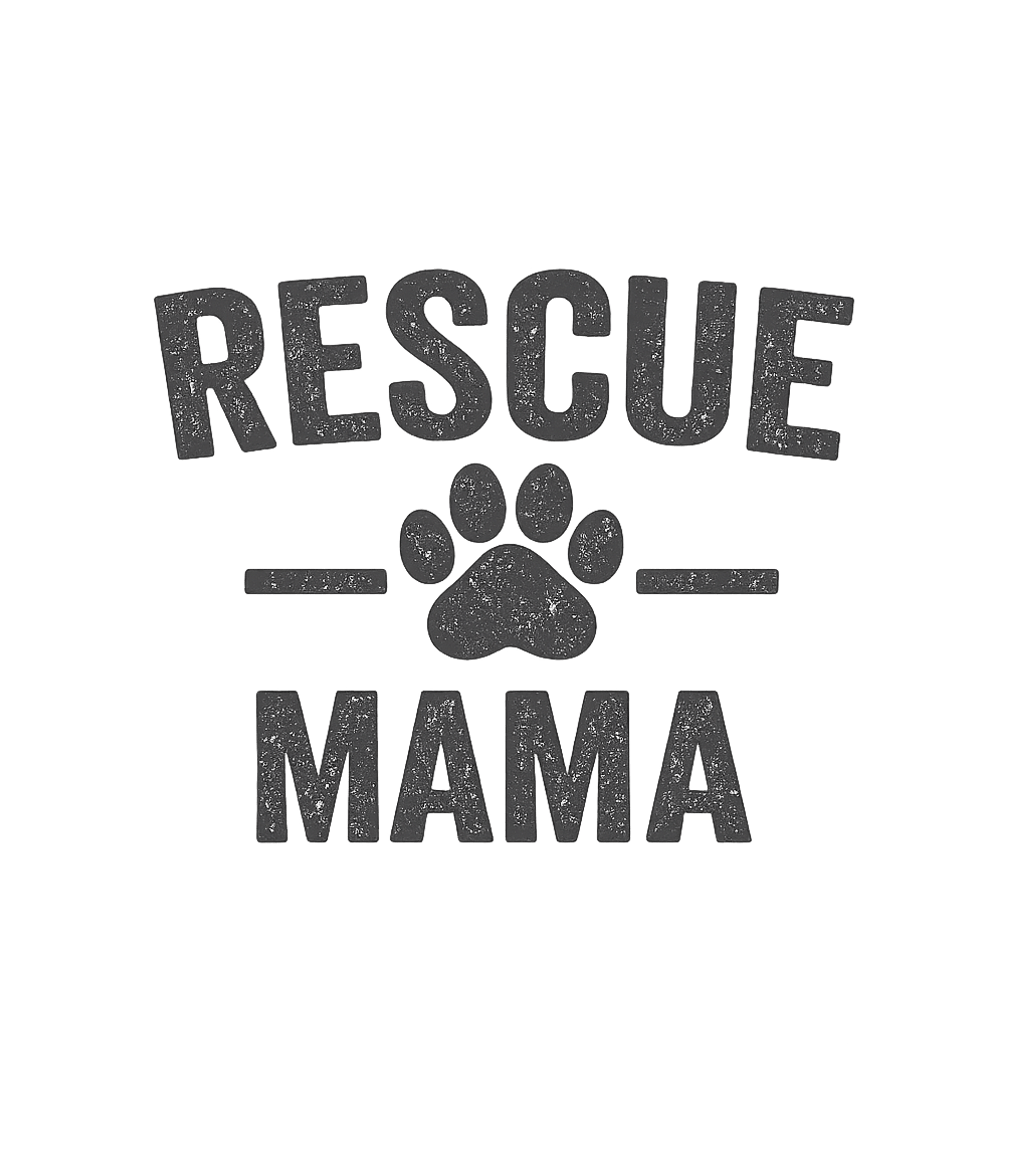 Rescue Mama Paw Print