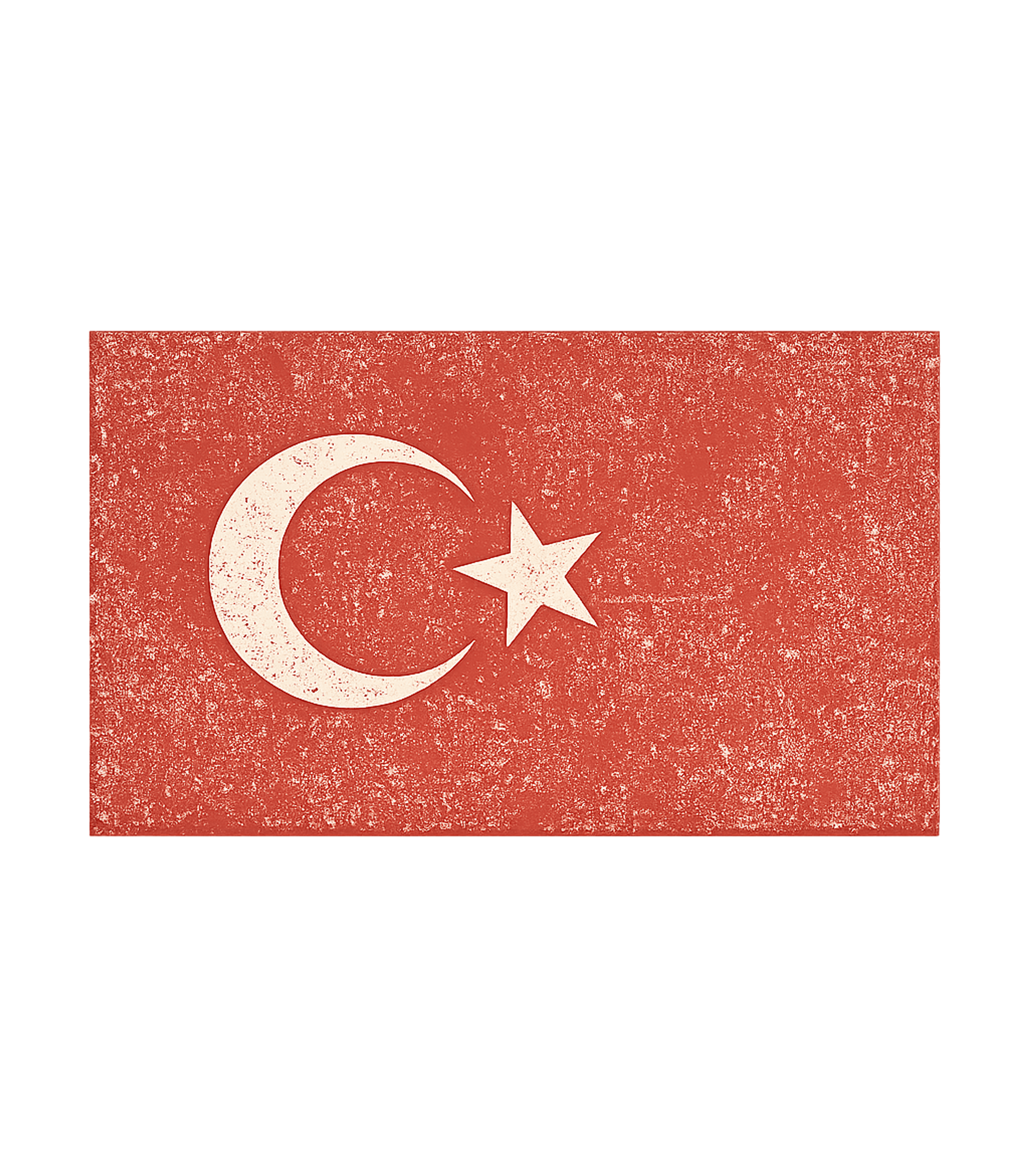 Vintage Turkish Flag