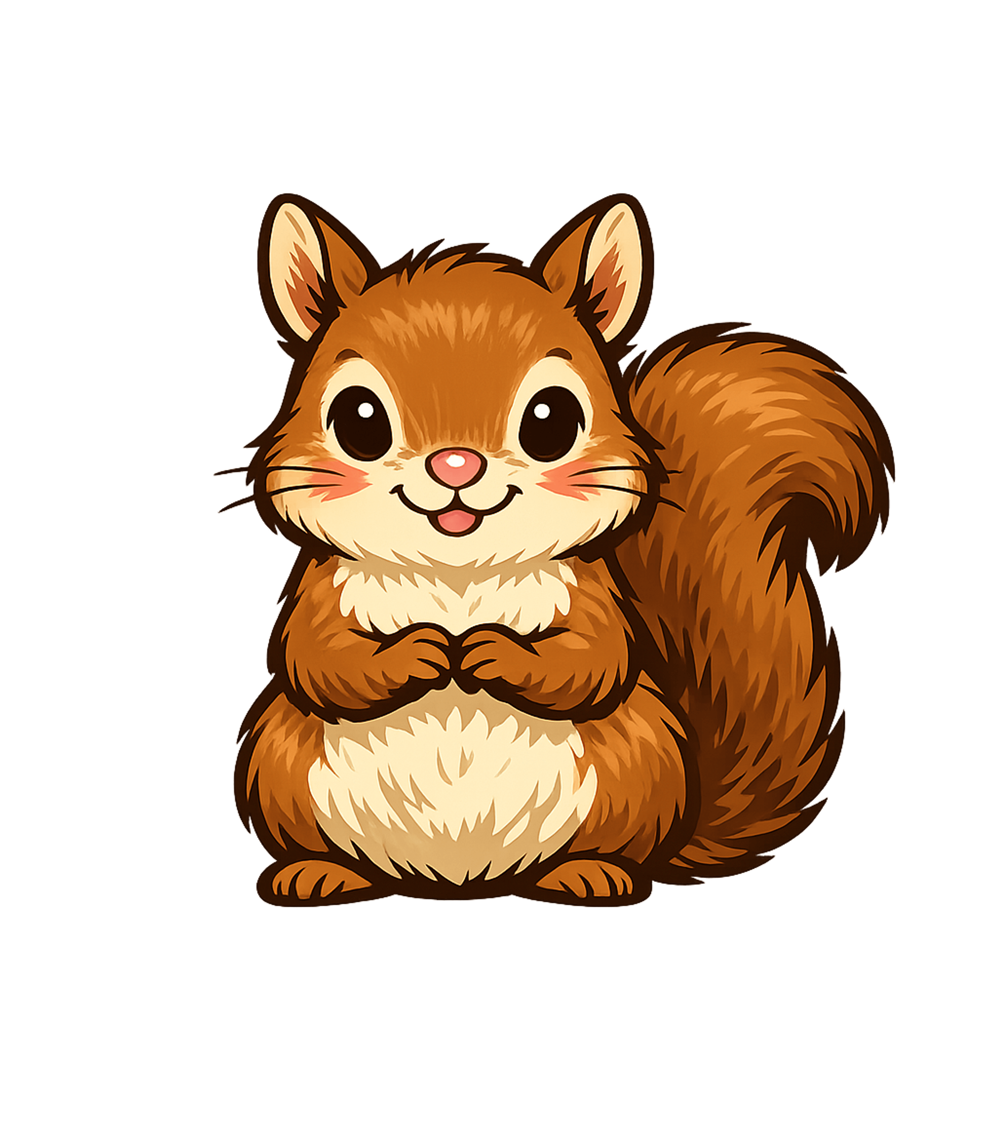 Cute Cartoon Squirrel