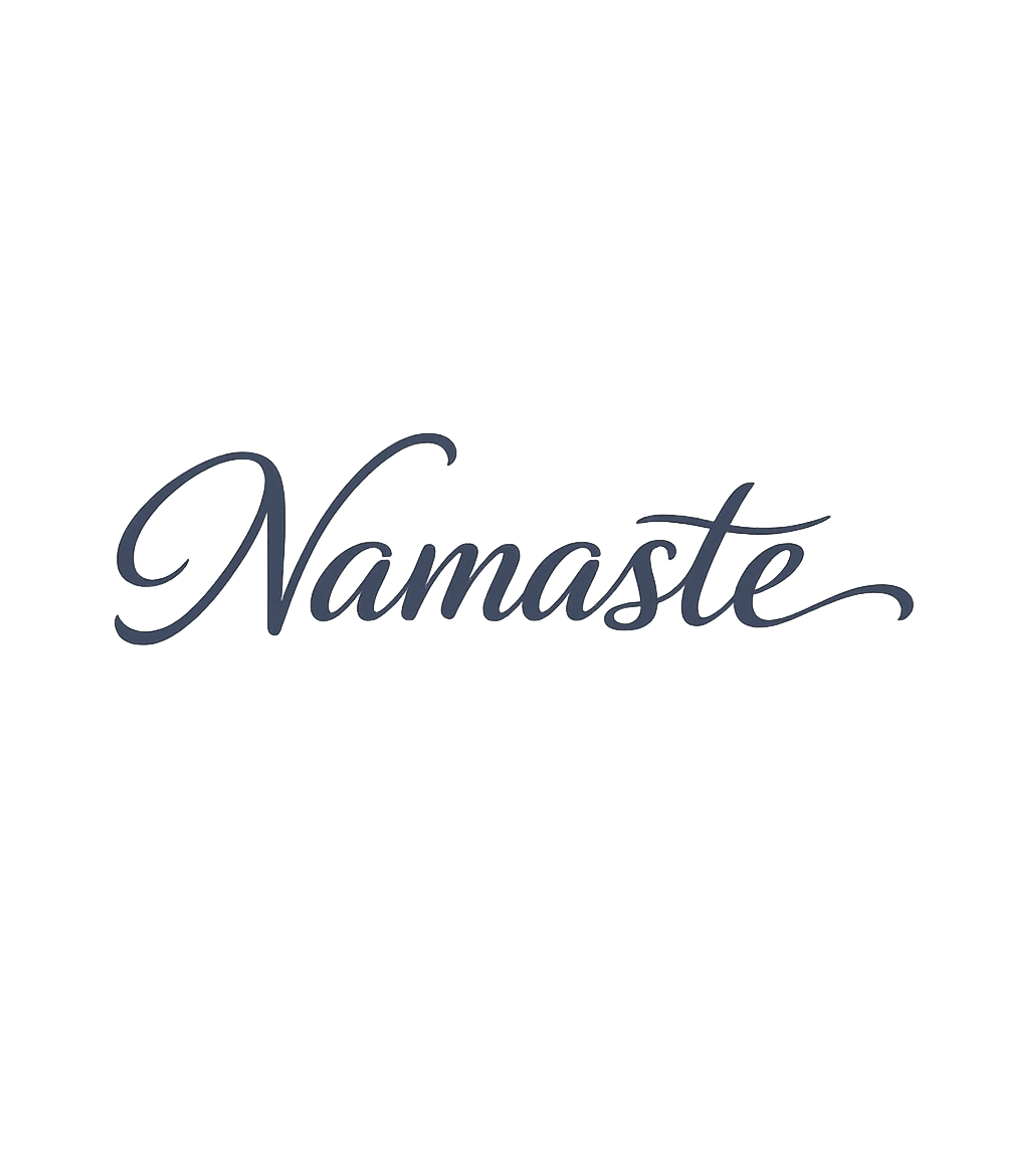 Elegant Namaste Script