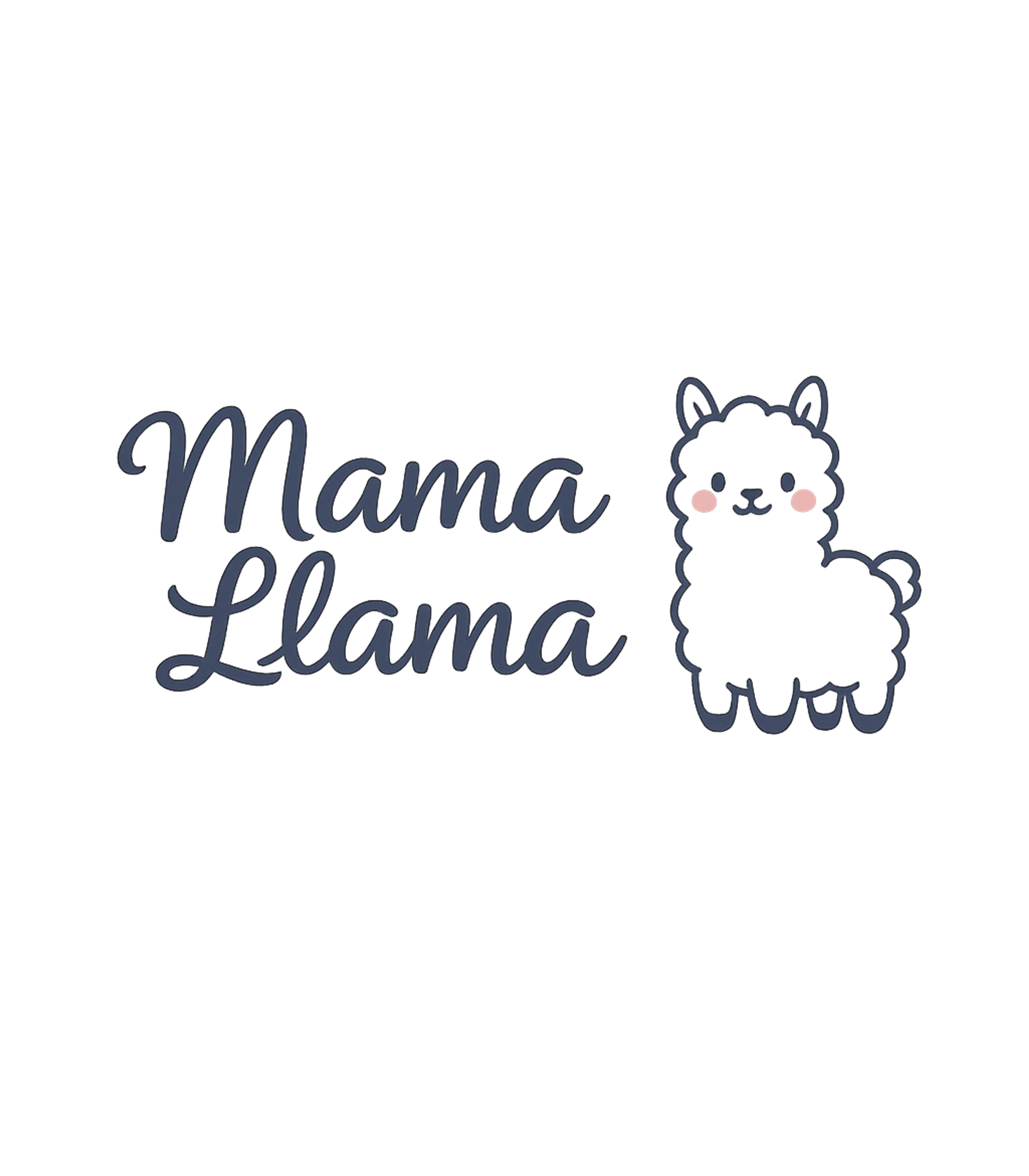 Mama Llama Cute Design