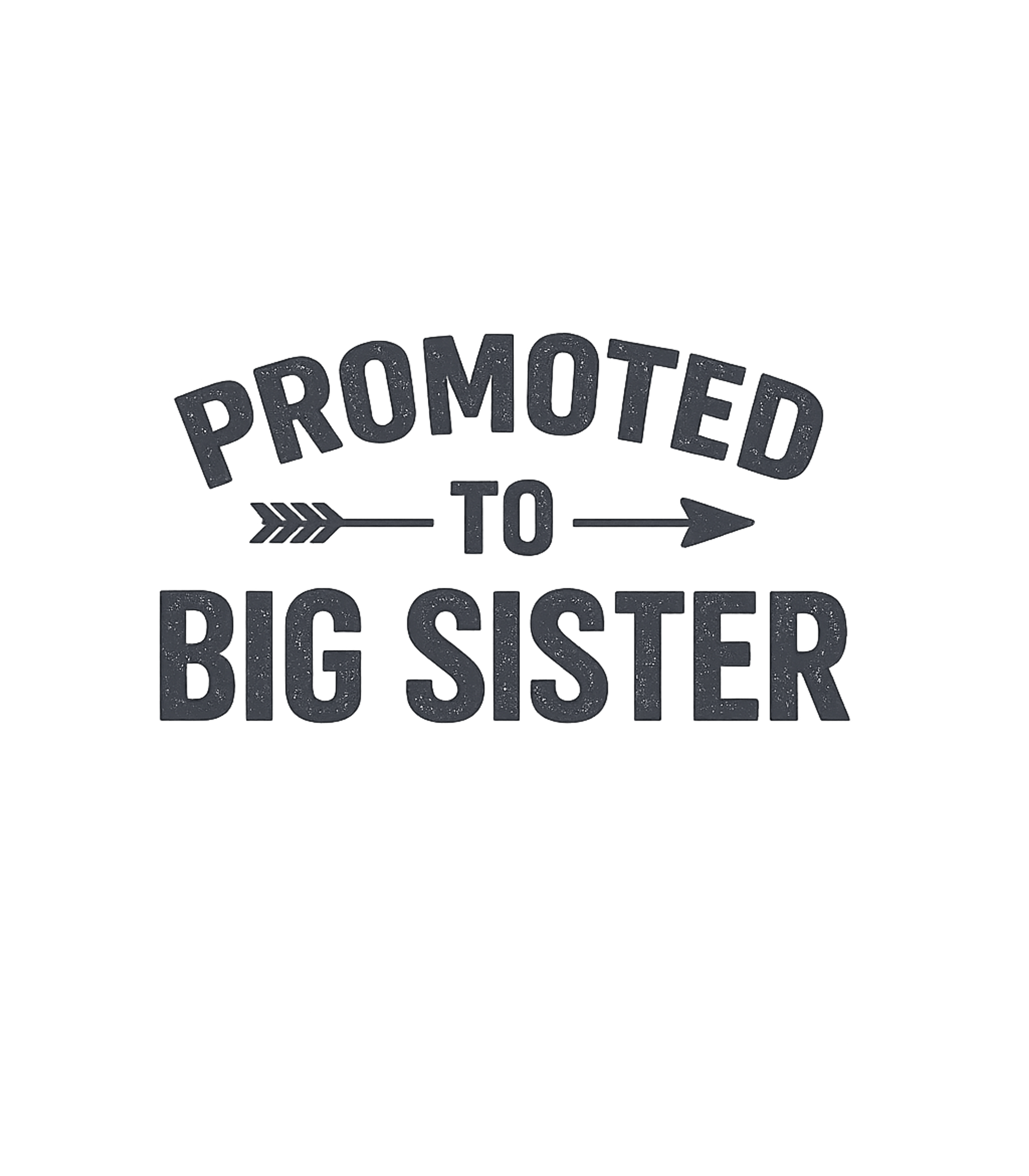 Promoted to Big Sister New Baby Announcement T-Shirt
