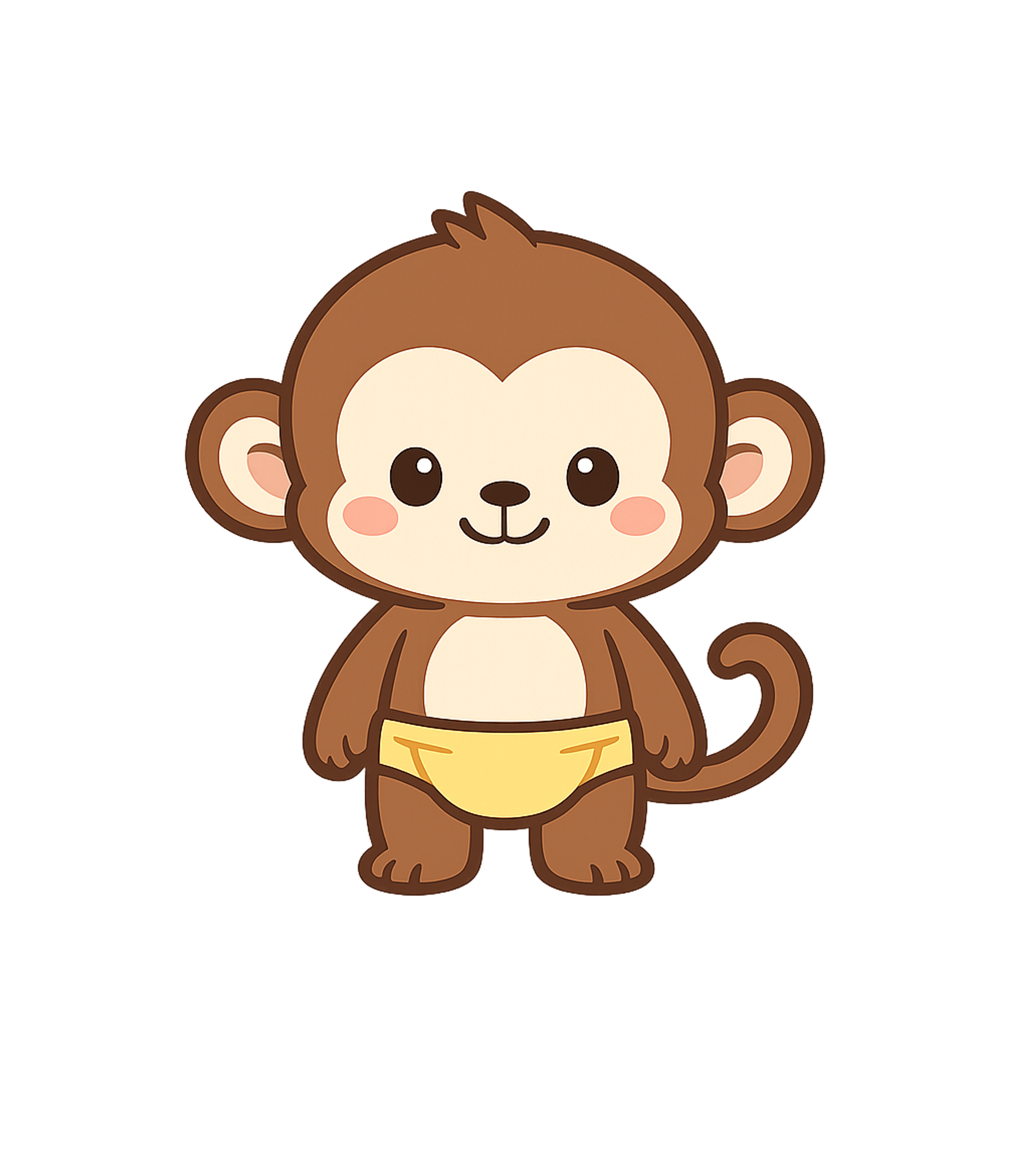 Cute Baby Monkey T-Shirt