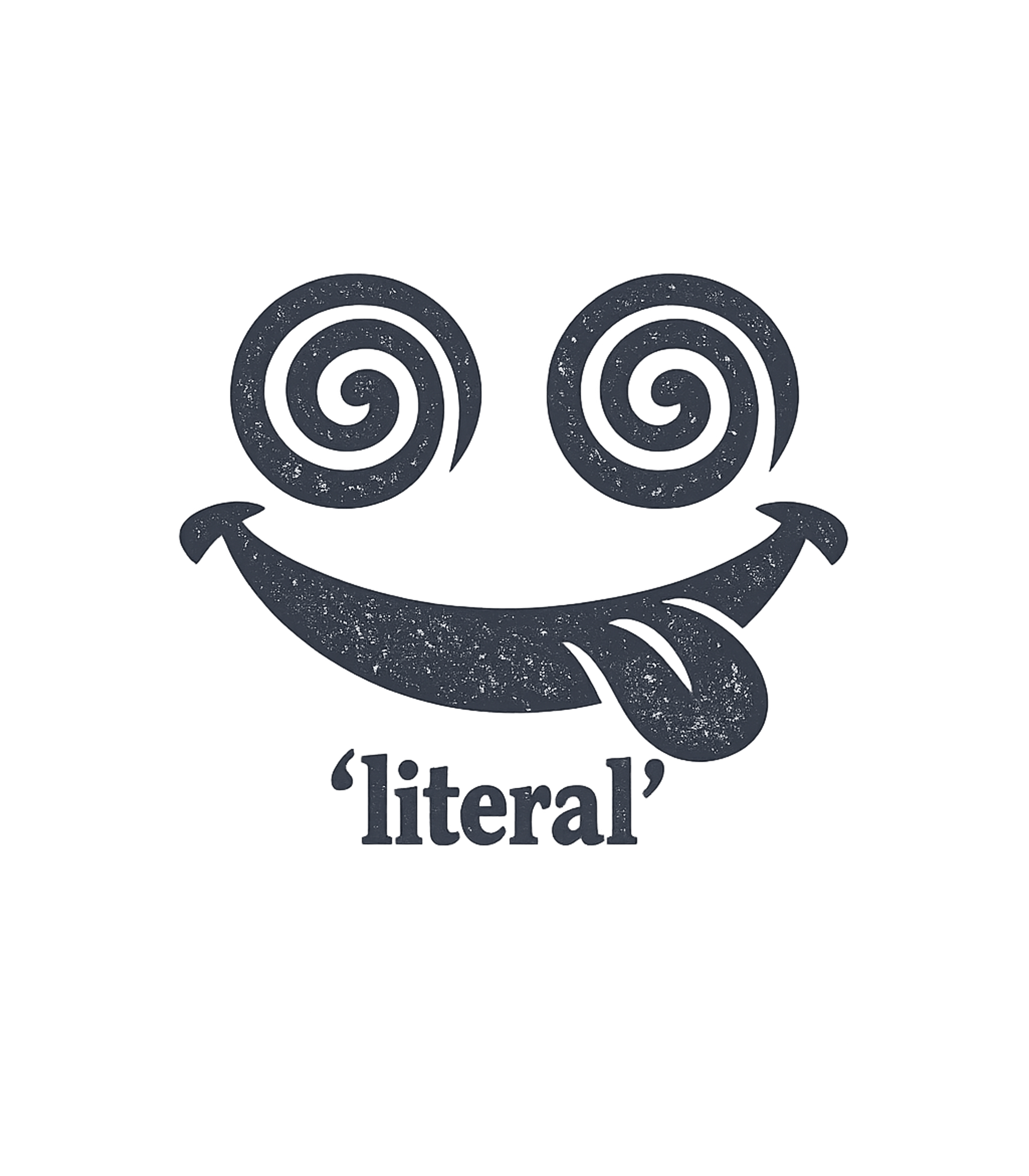 Crazy Smile Funny Silly Insane Whacky Smiling Face T-Shirt