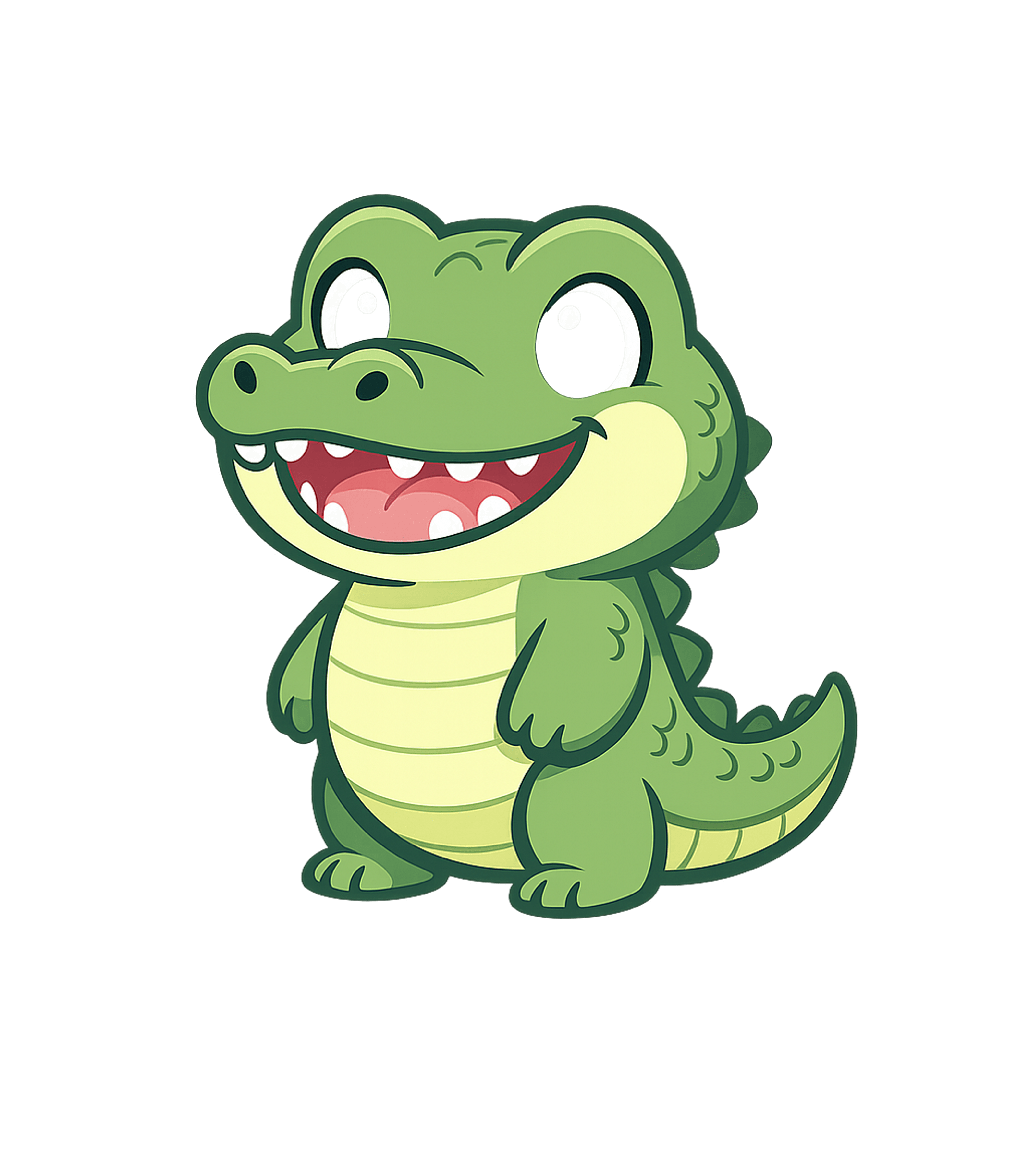 Cute Alligator Smile