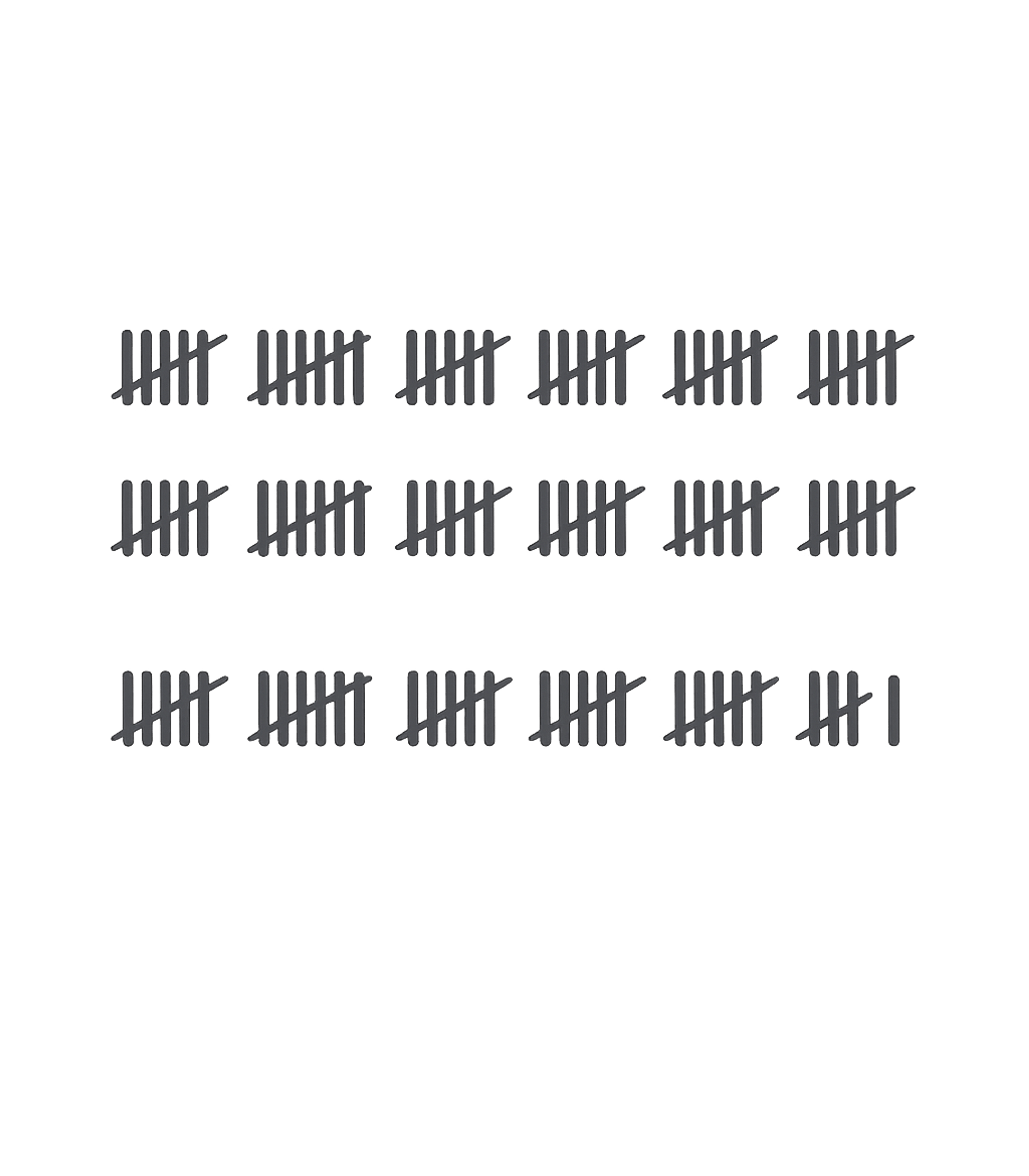 Eighty Six Tally Marks