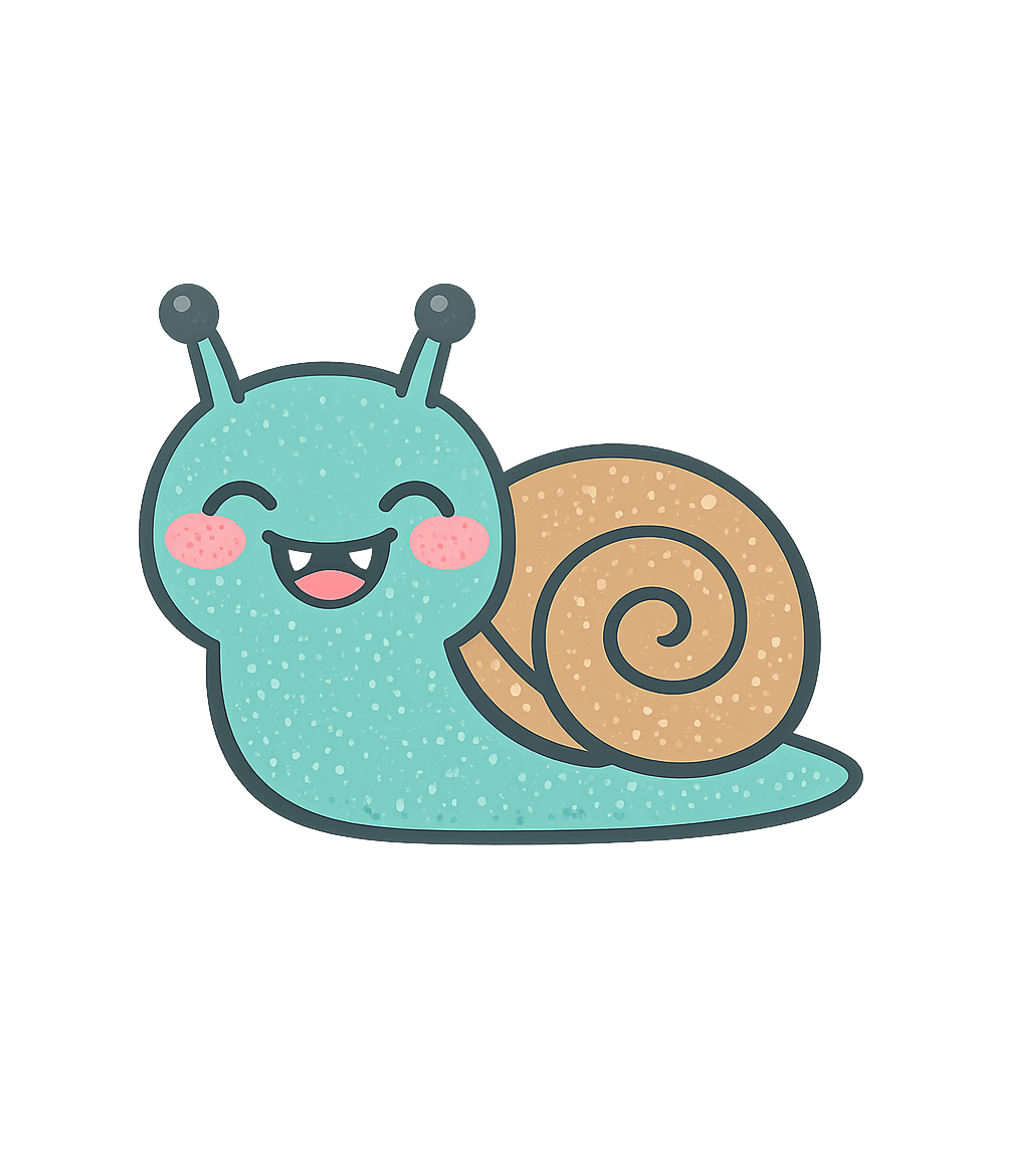 Adorable Happy Snail T-Shirt