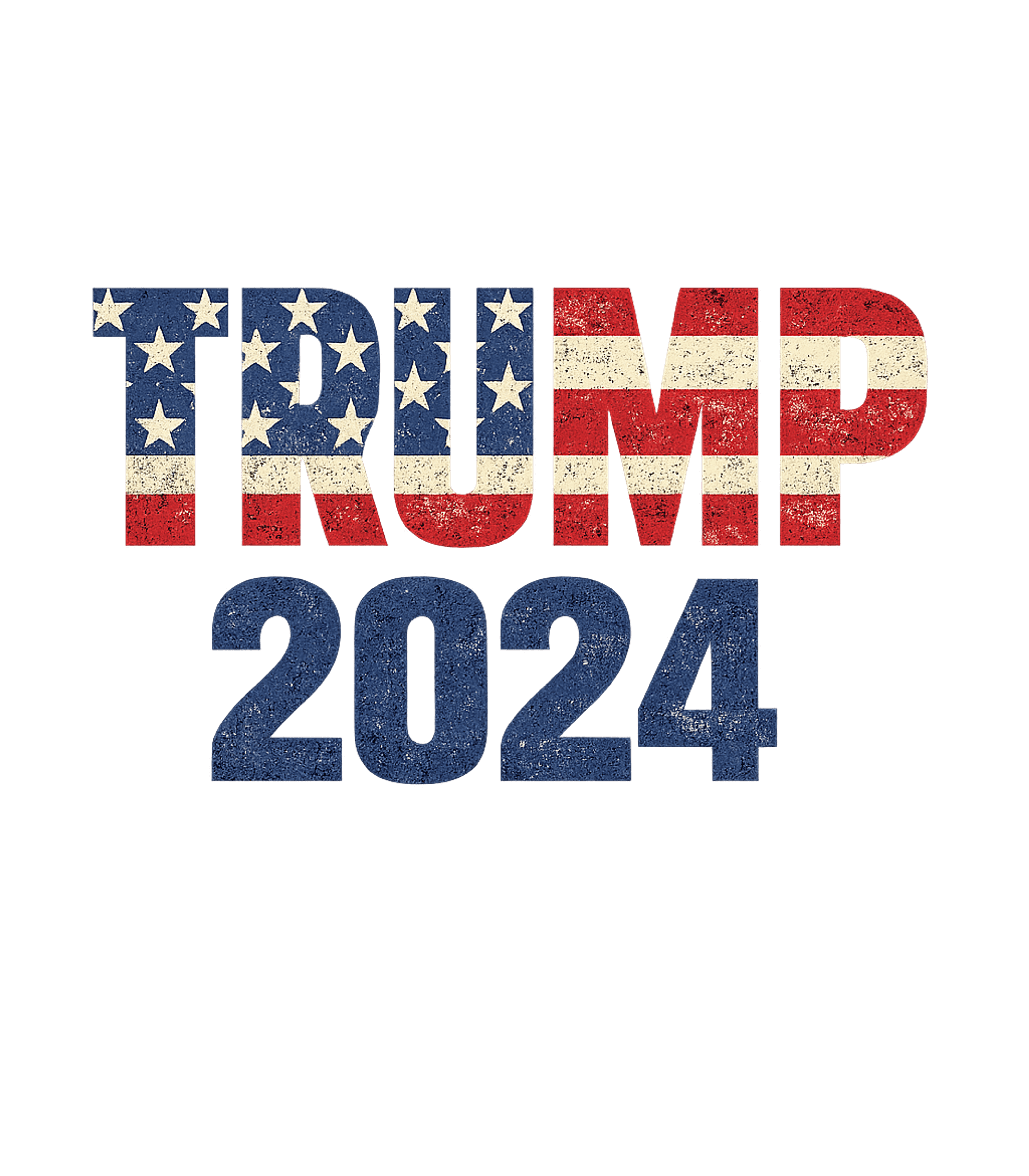 Donald Trump 2024 Vintage American Flag T-Shirt