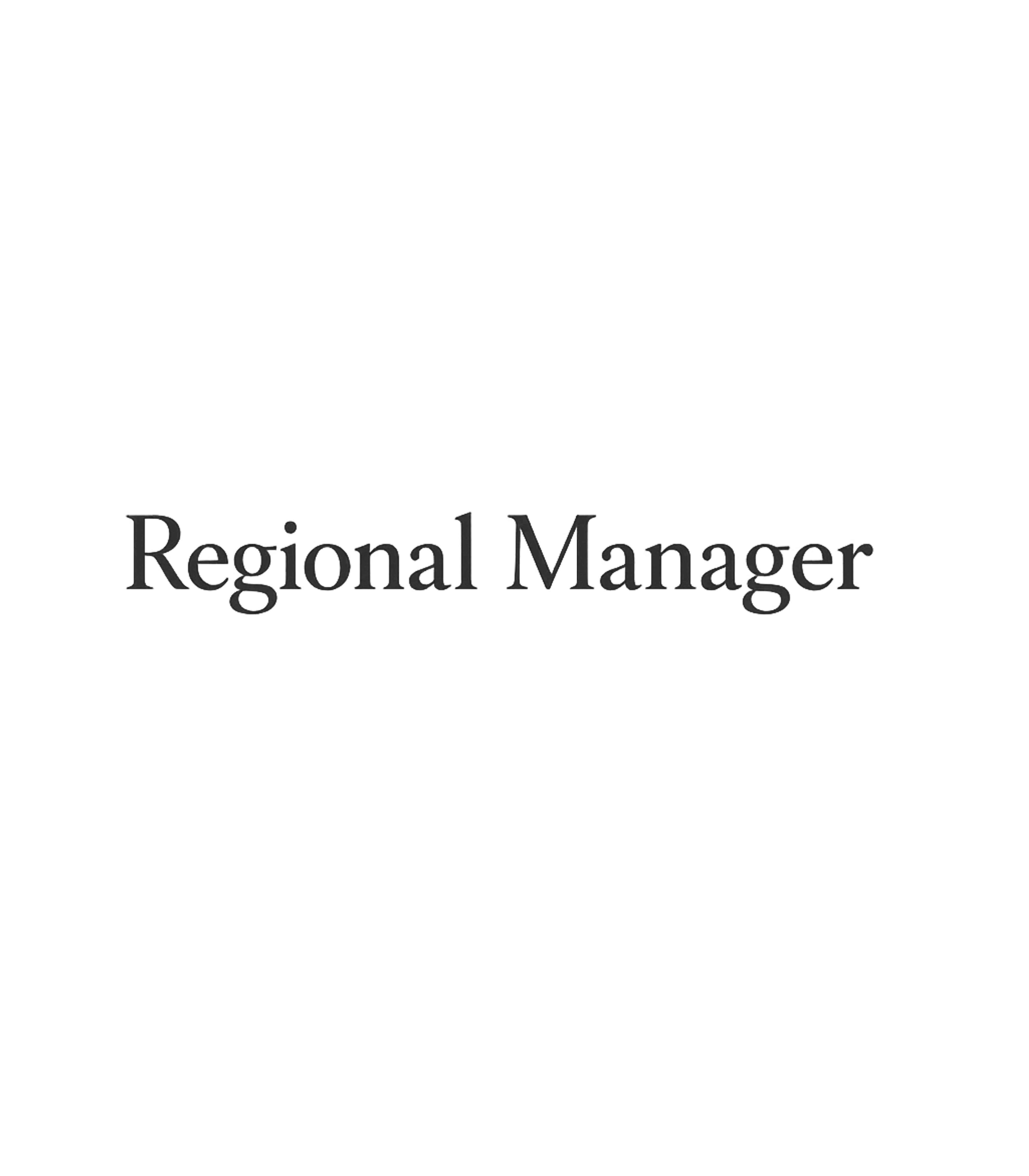 Regional Manager T-Shirt