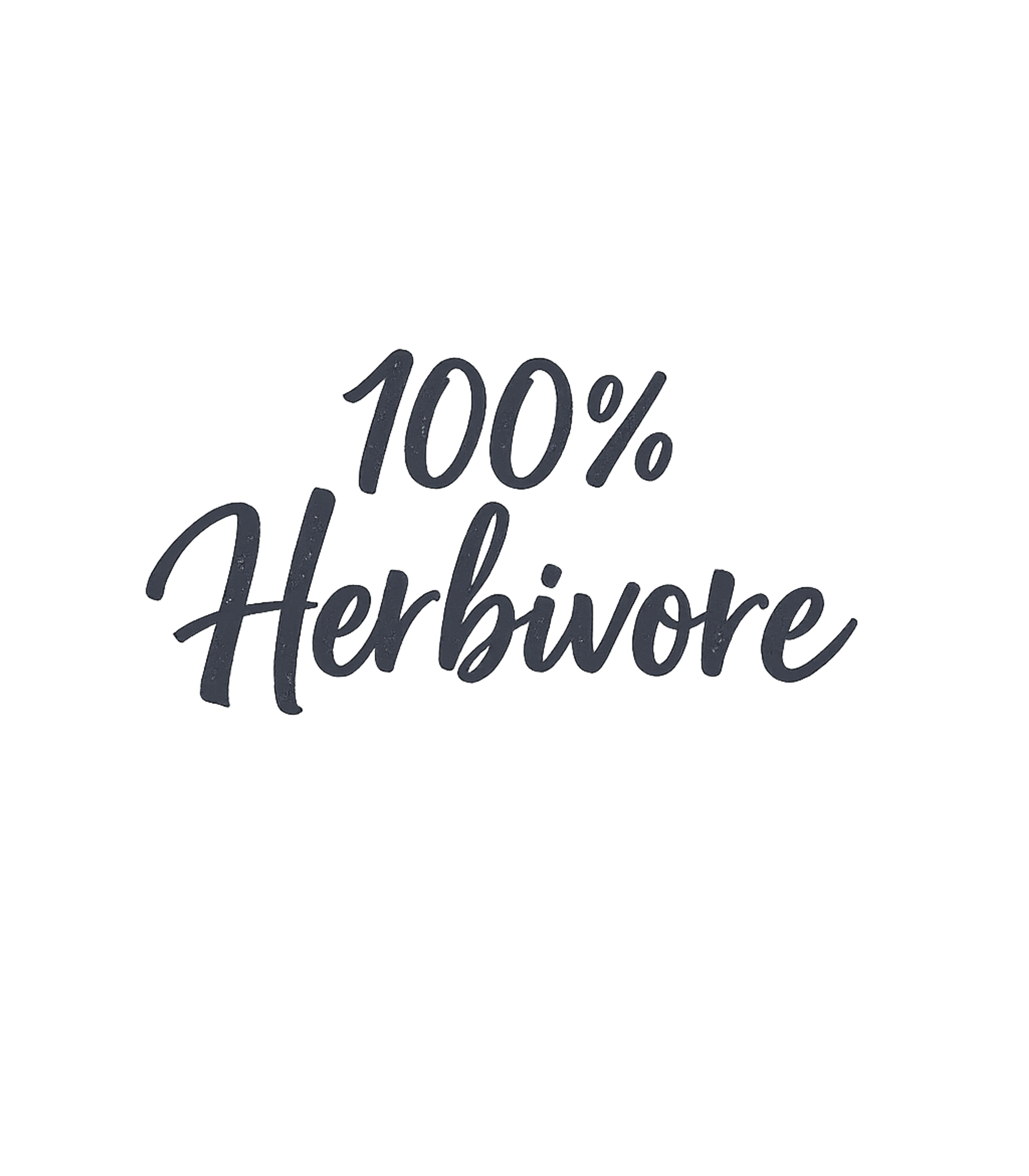100 Percent Herbivore Vegan Veggie Plant Based T-Shirt