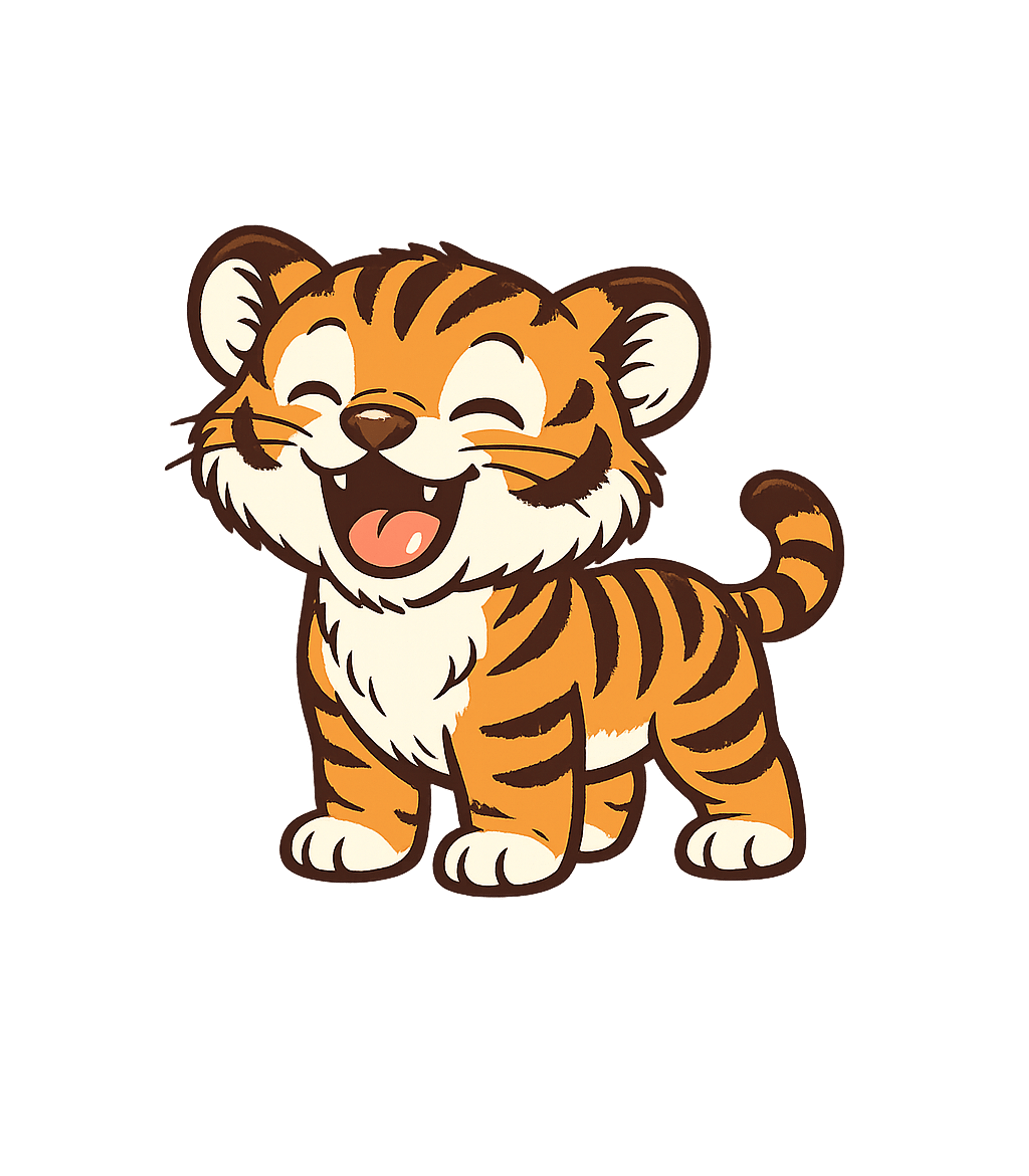 Happy Little Tiger
