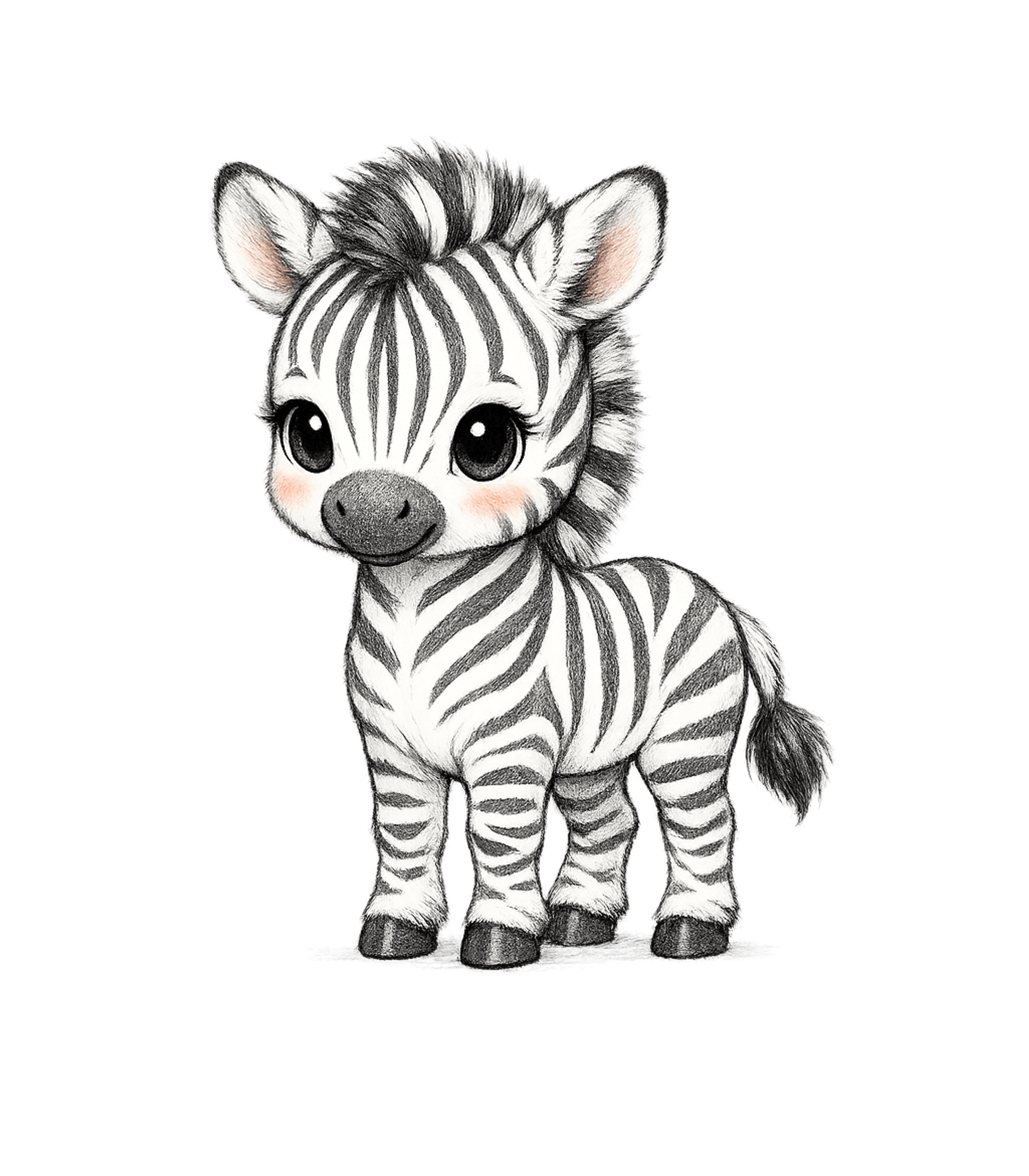 Cute Baby Zebra