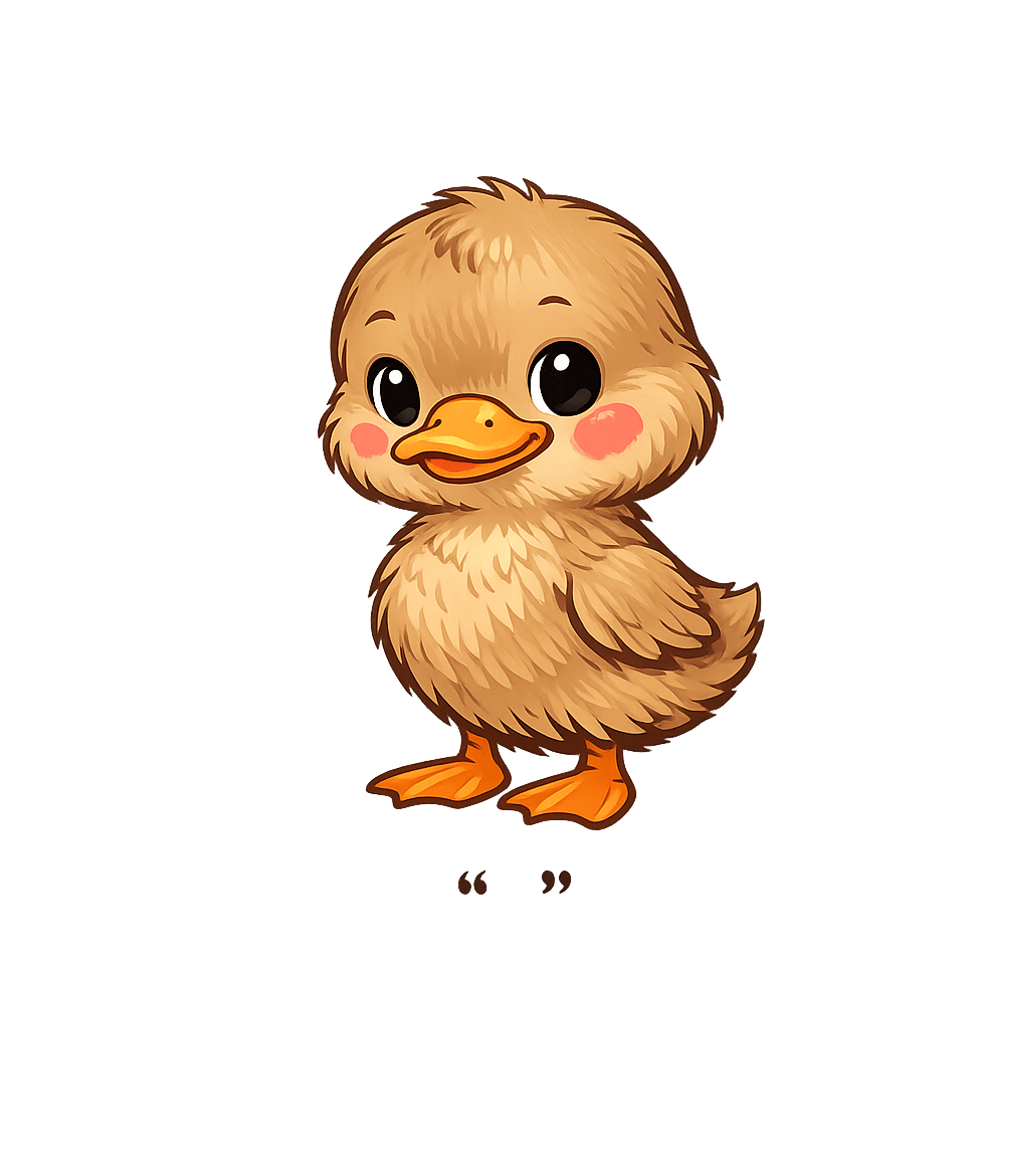 Cute Cartoon Duckling