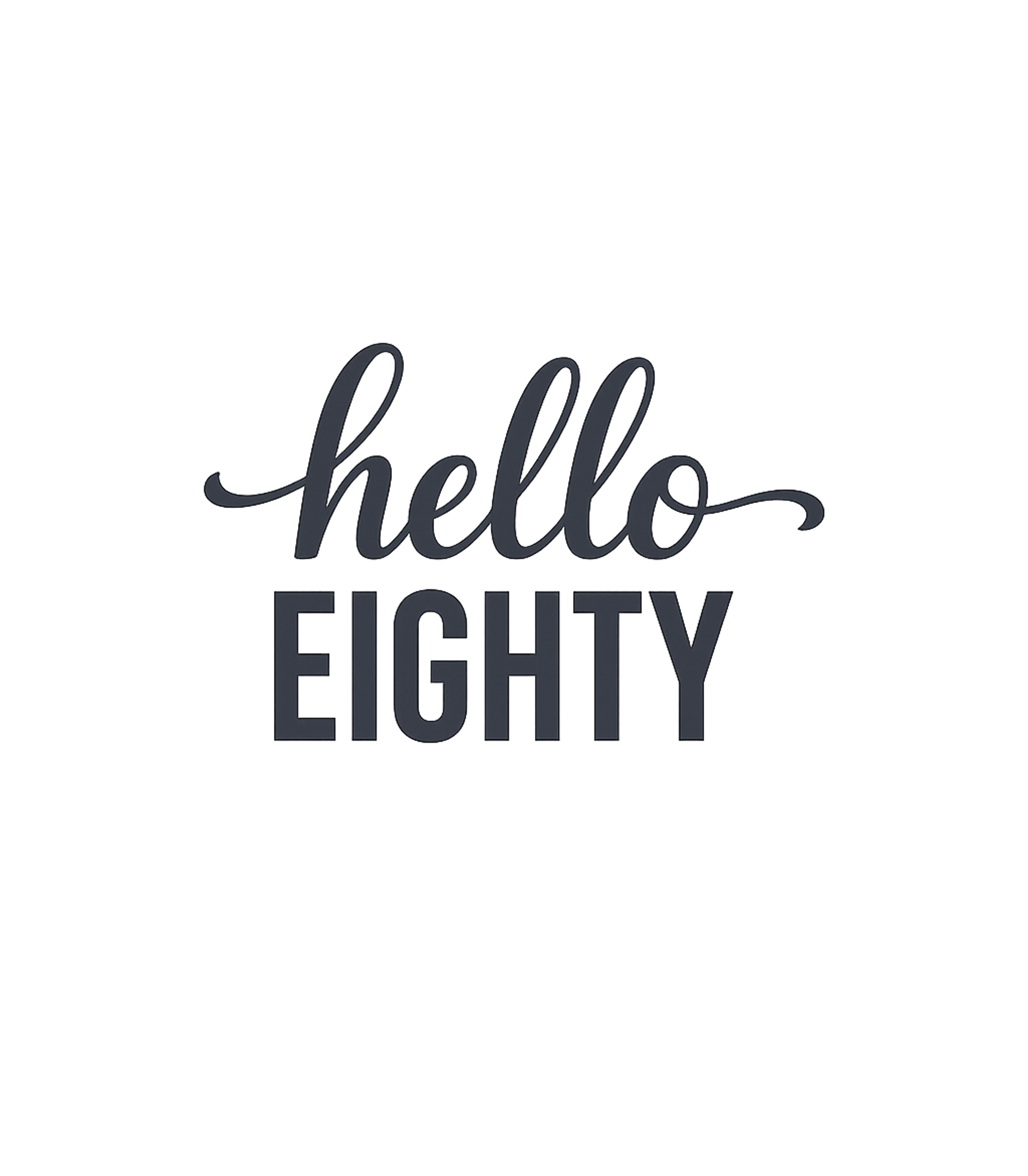 Hello Eighty Birthday
