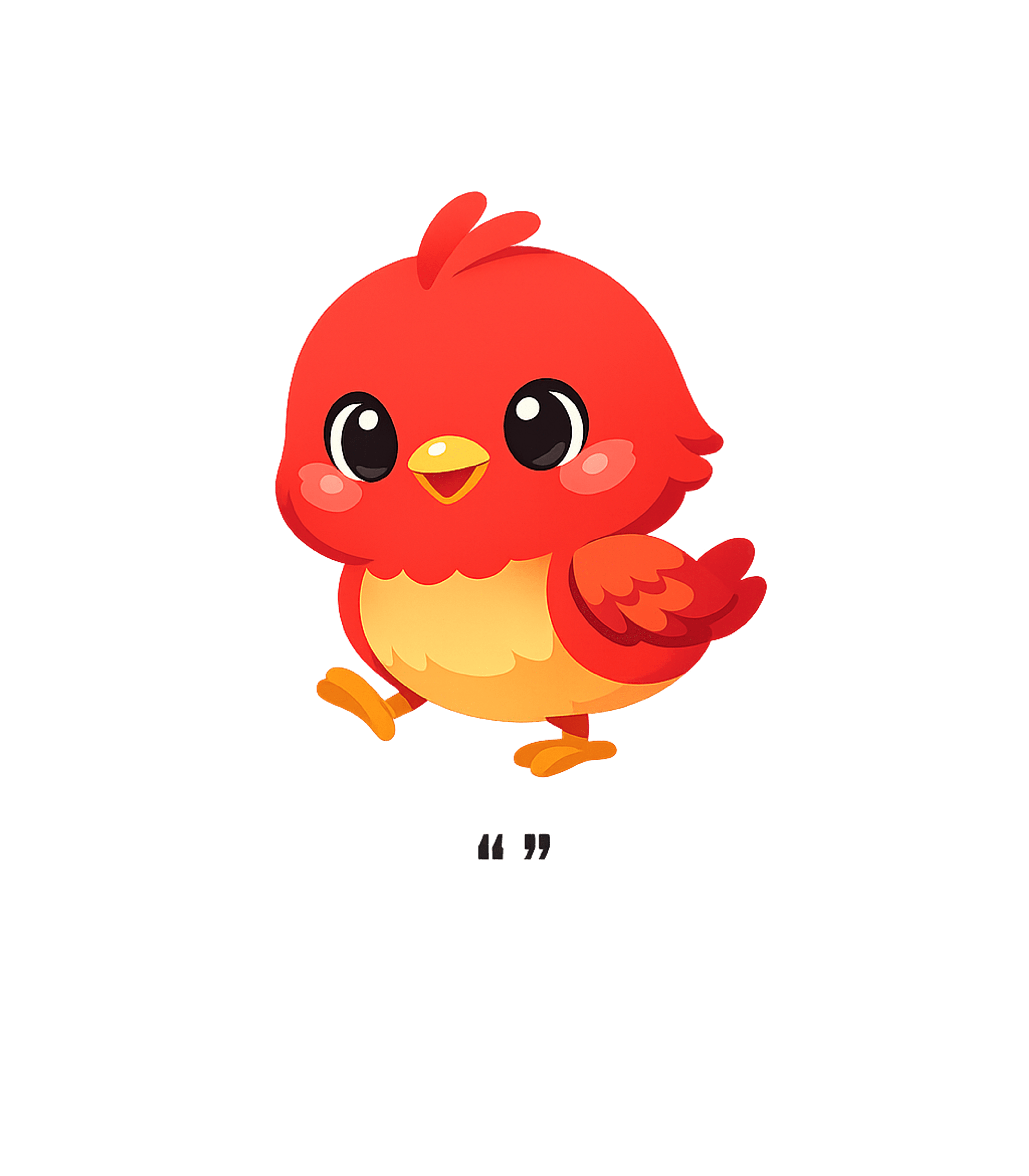 Adorable Red Chick