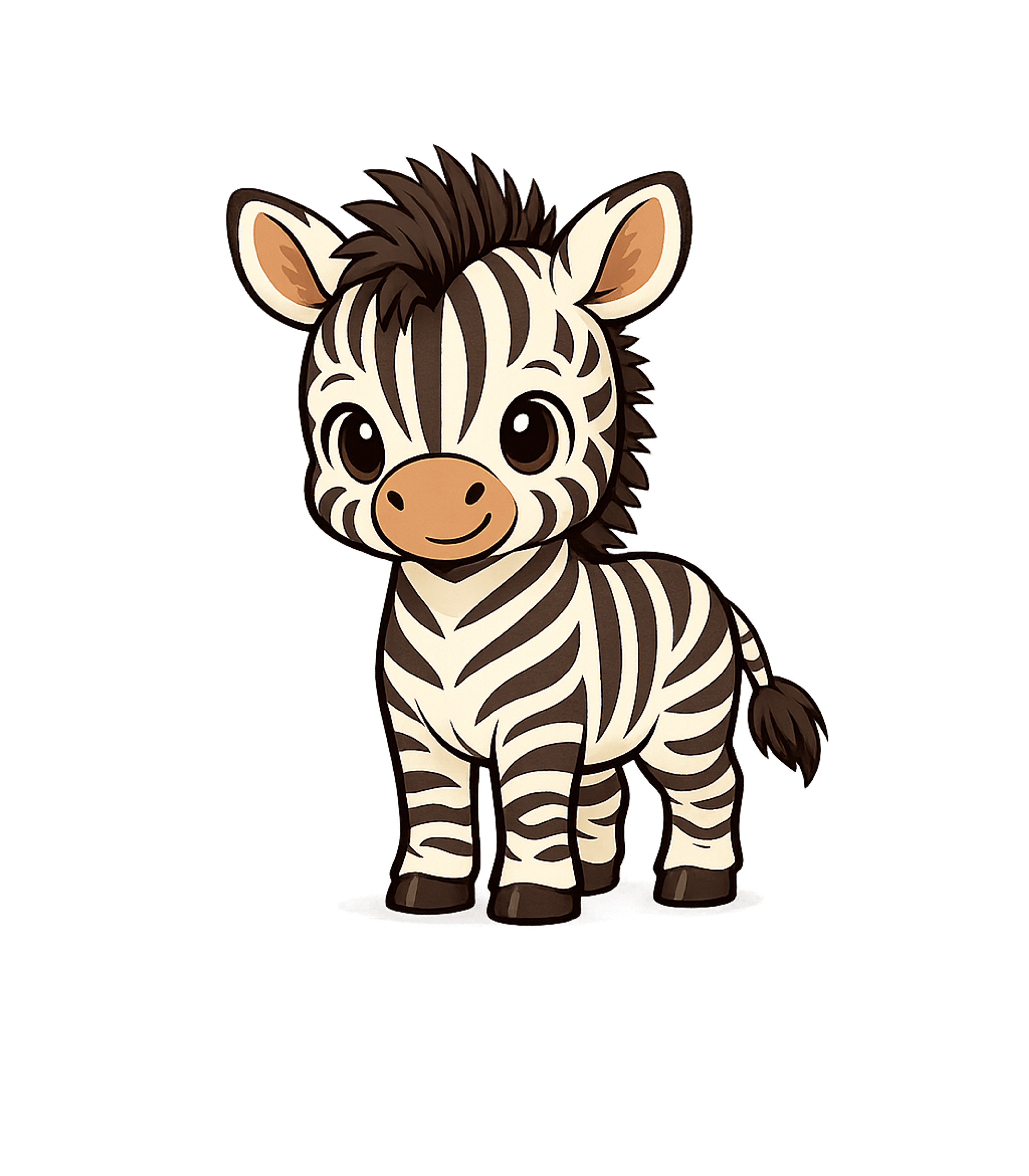 Happy Zoo Animal Zebra T-Shirt