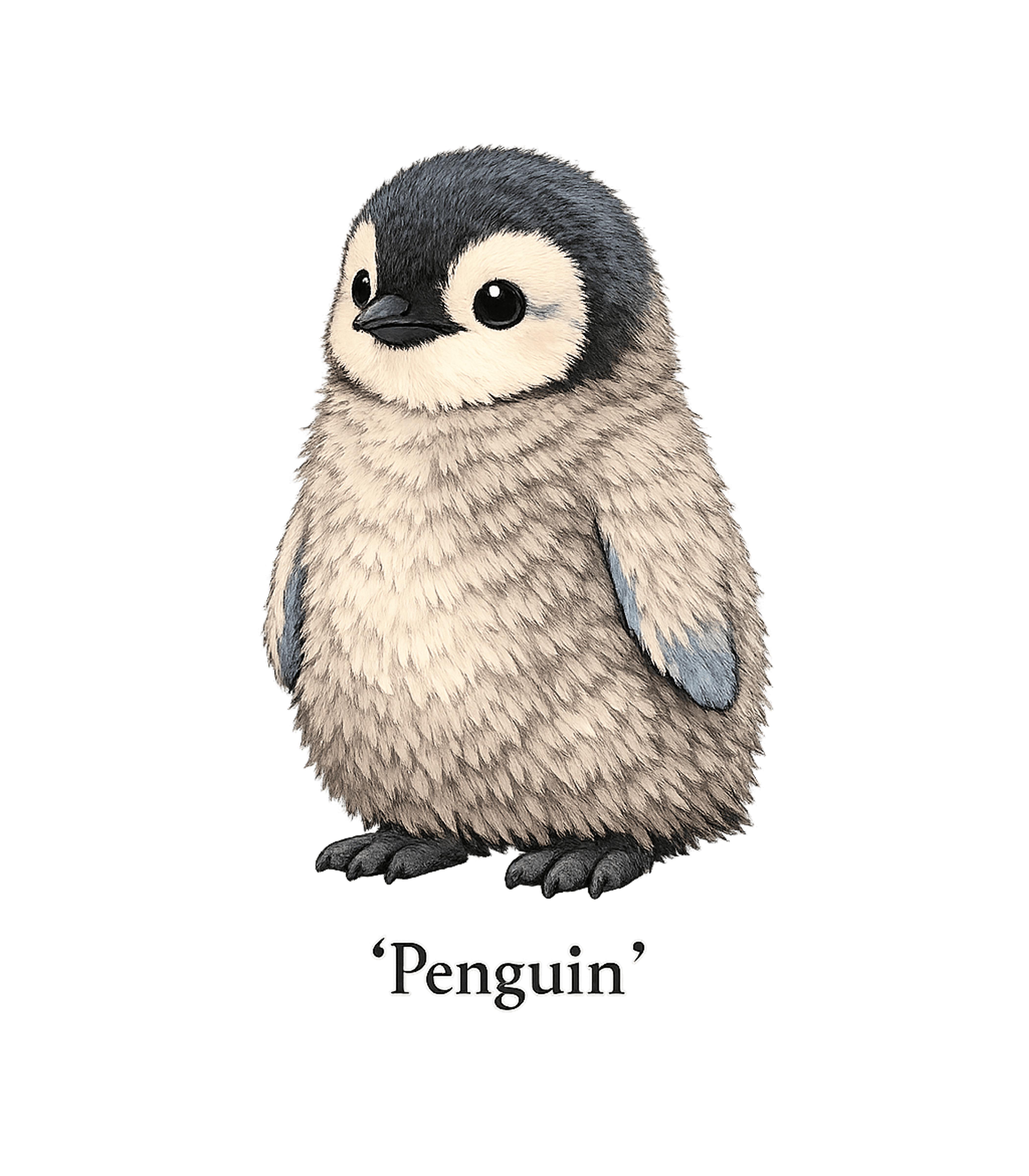 Cute Fluffy Penguin