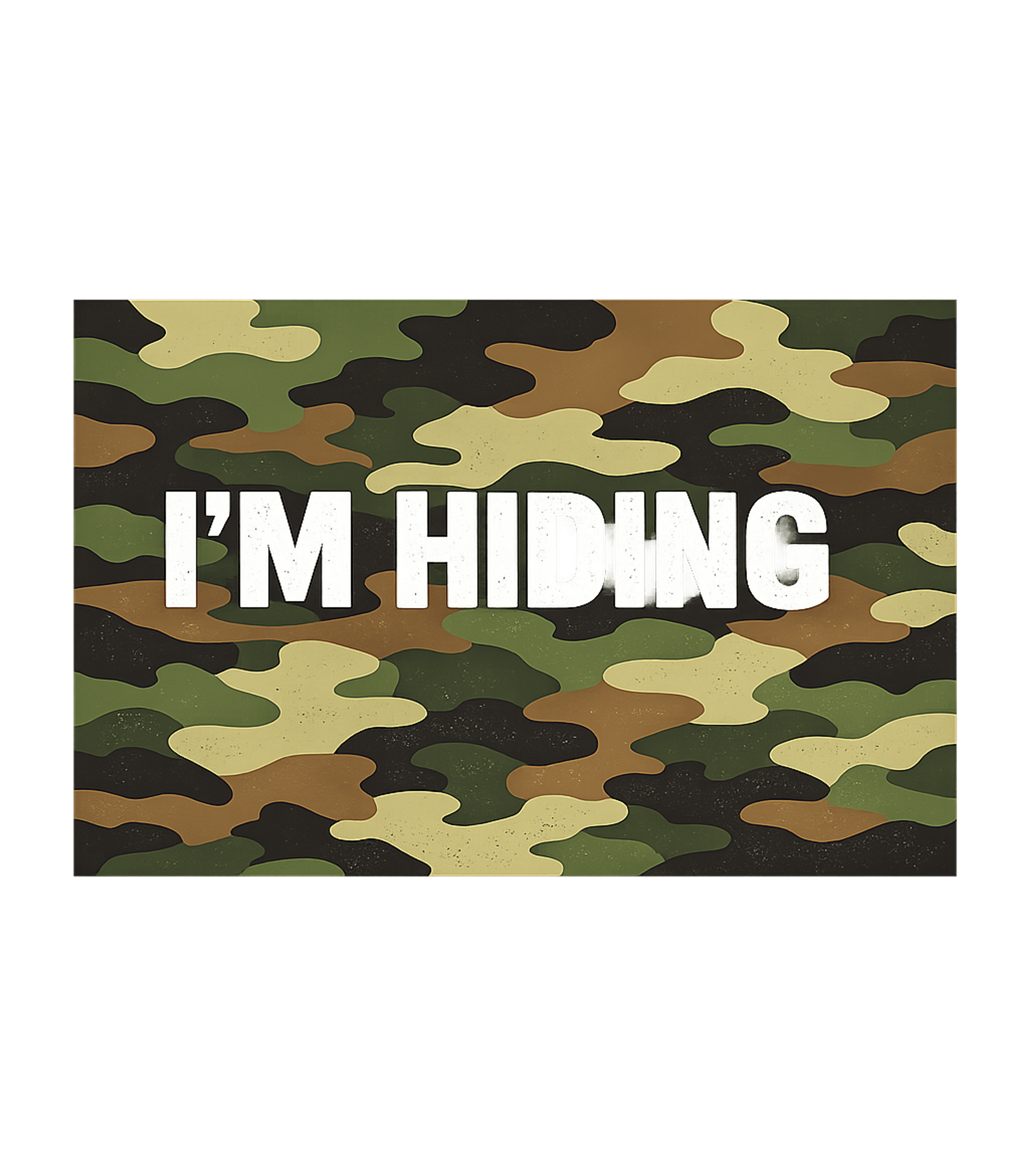 I'm Hiding Men's T Shirt