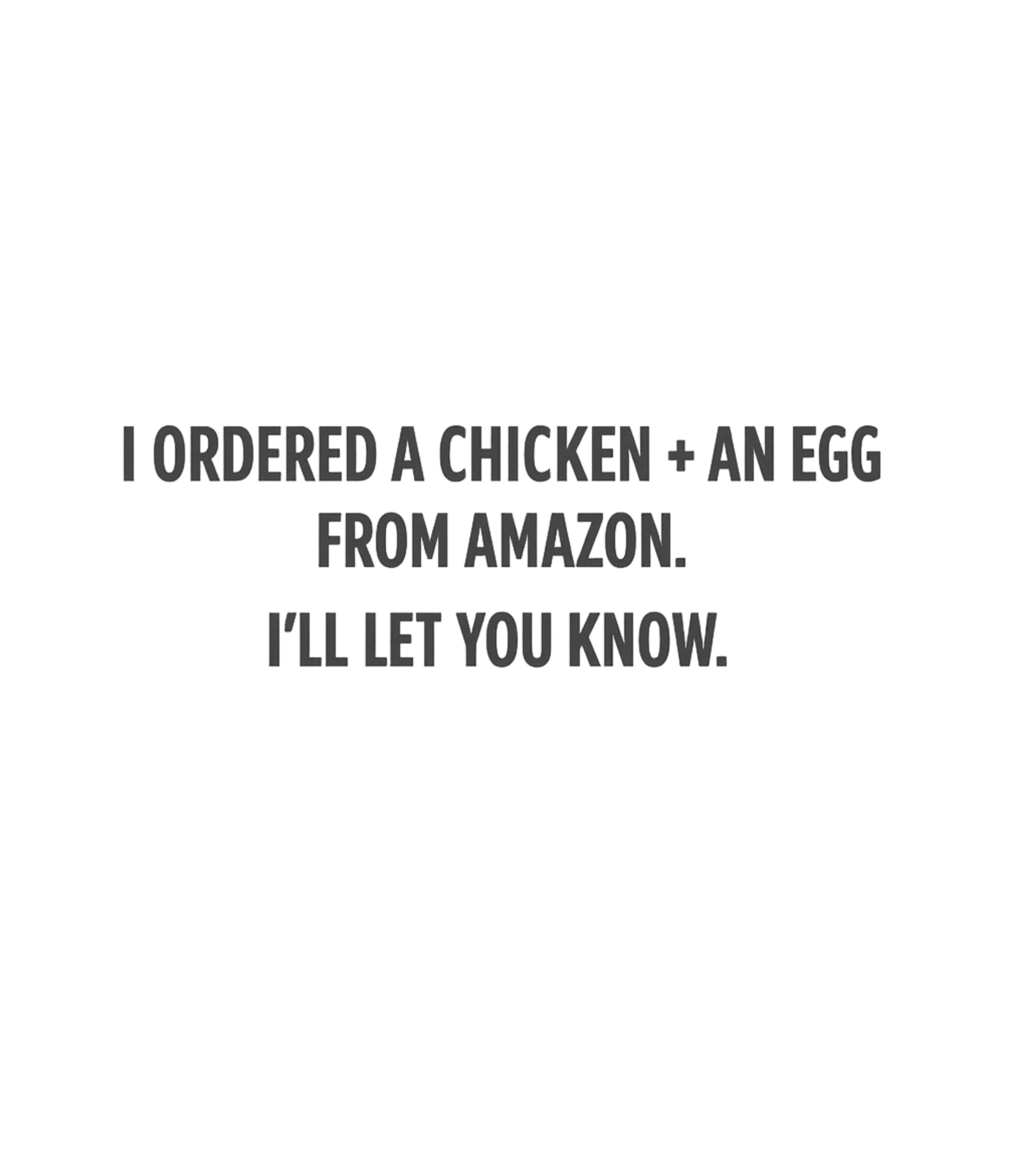 Chicken Egg Amazon Joke