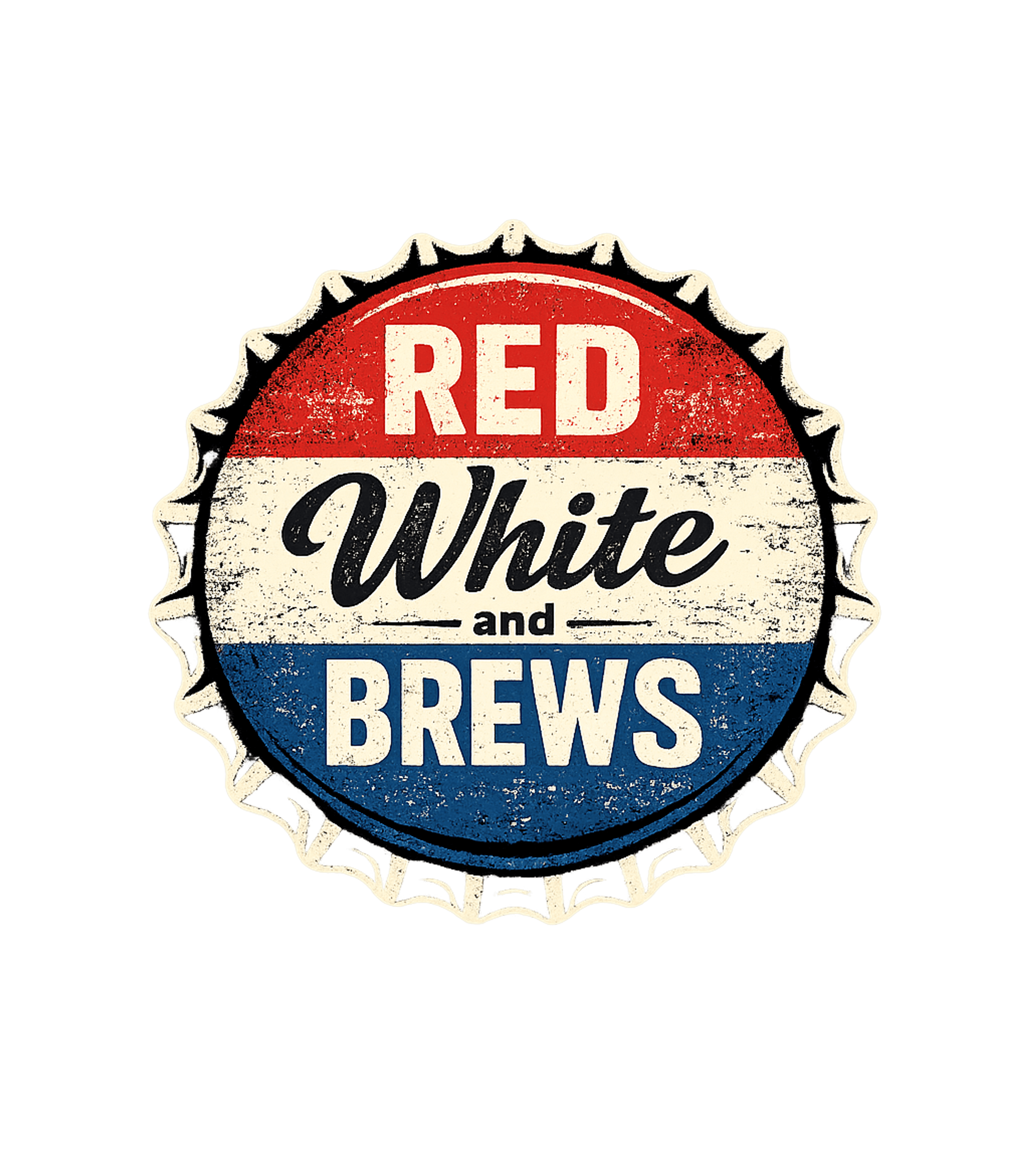 Red White and Brews Men's T Shirt