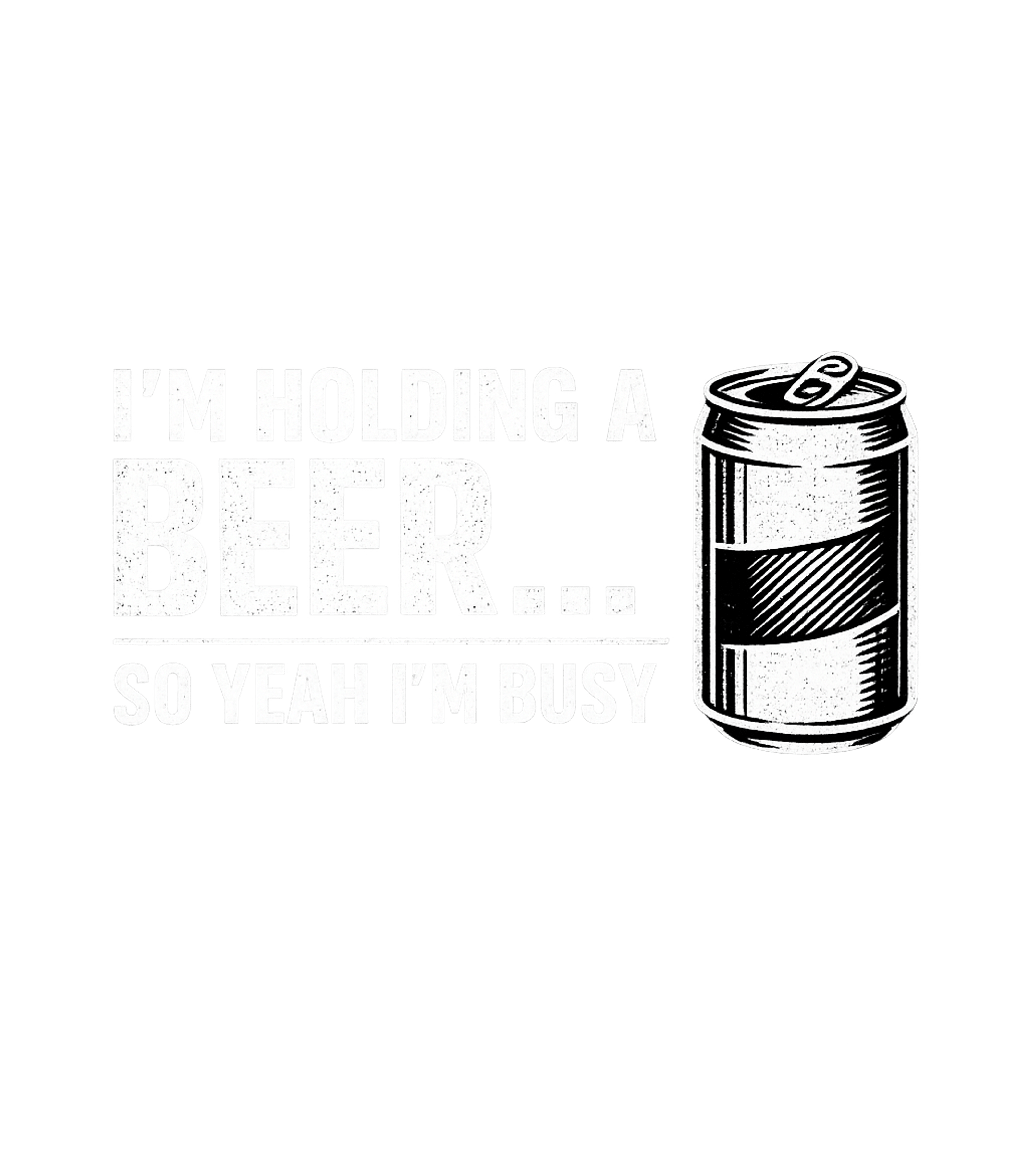 Holding a Beer Busy