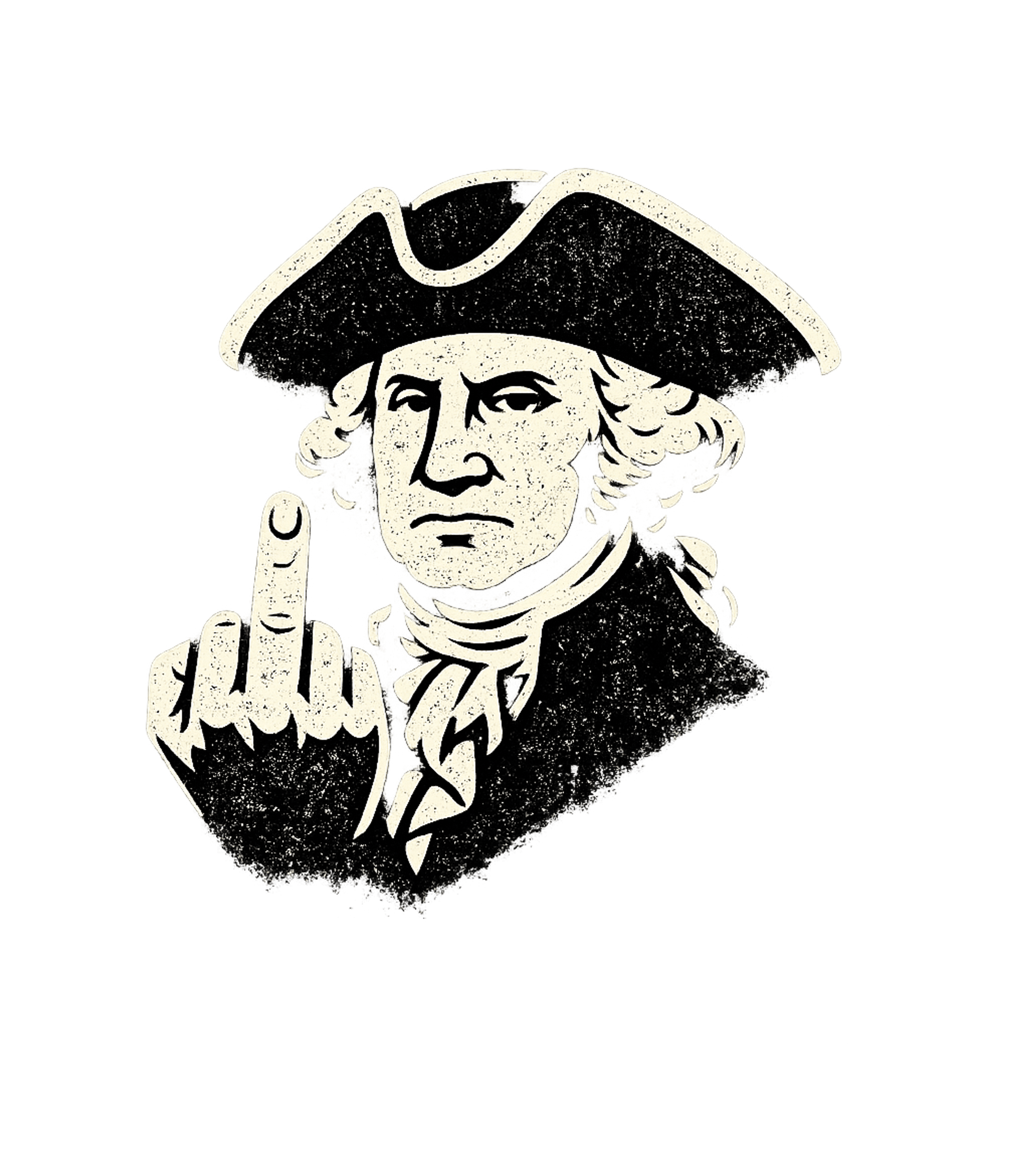 George Washington Middle Finger Men's T Shirt