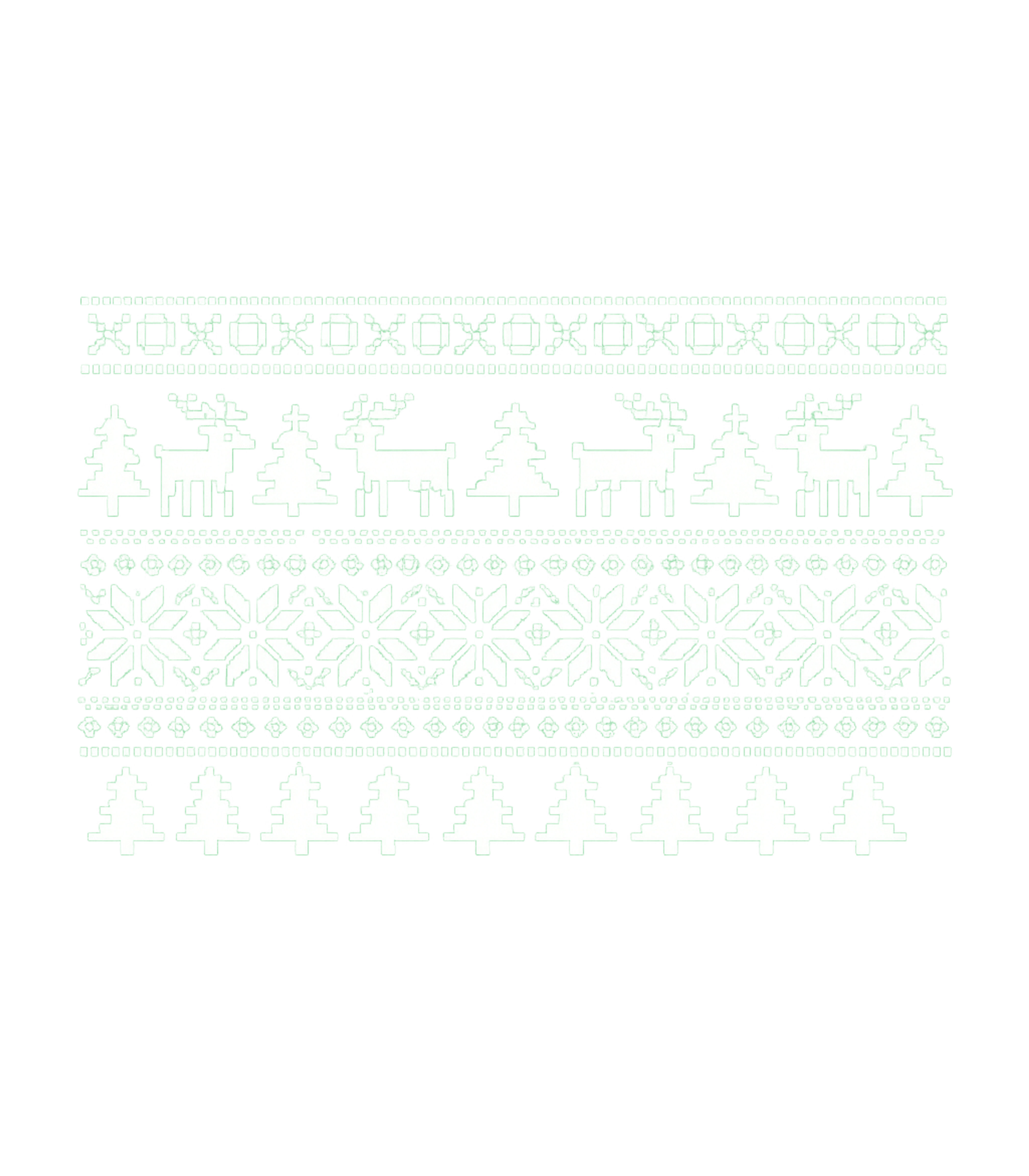 Christmas Reindeer Pattern