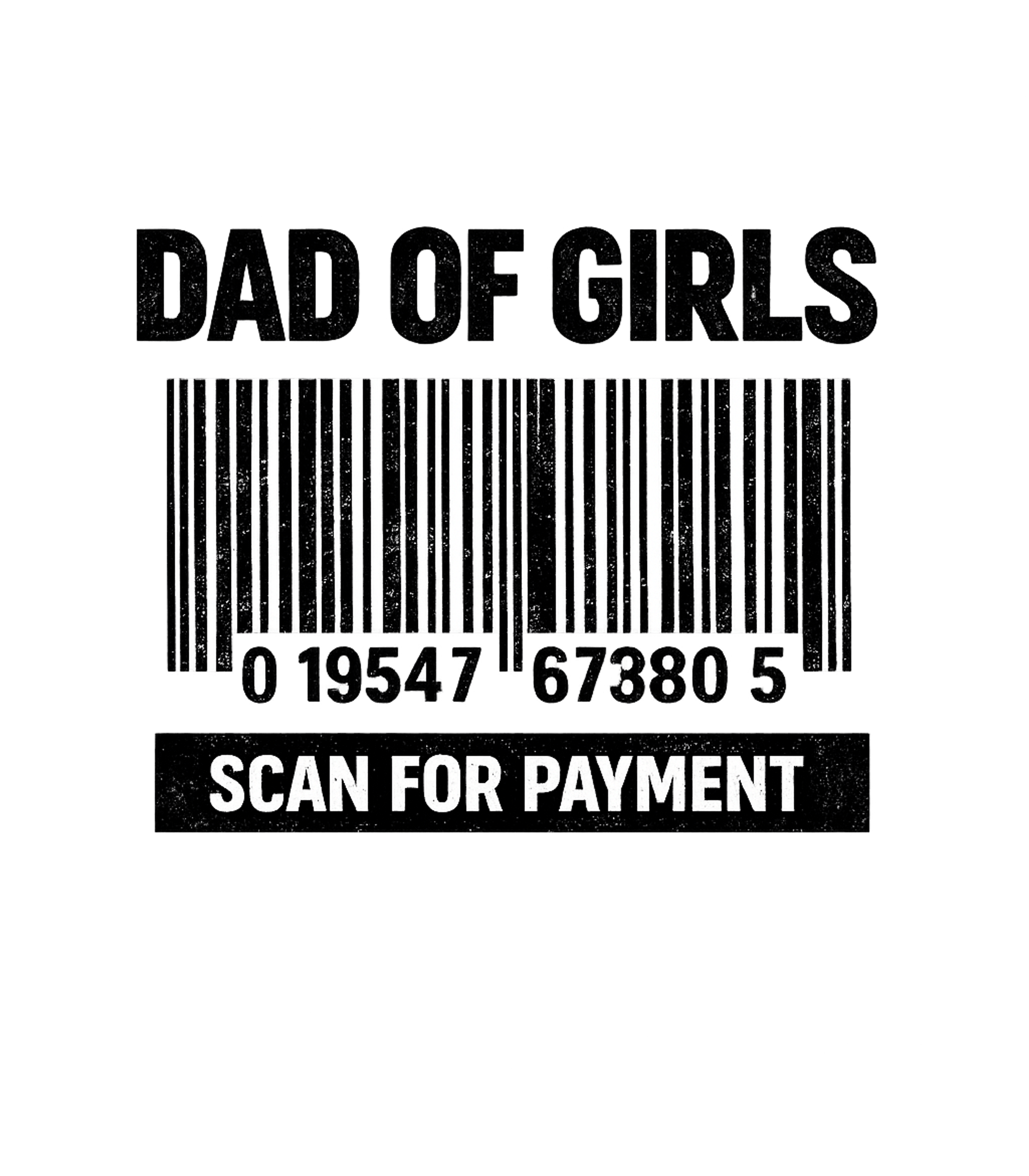 Dad of Girls Barcode